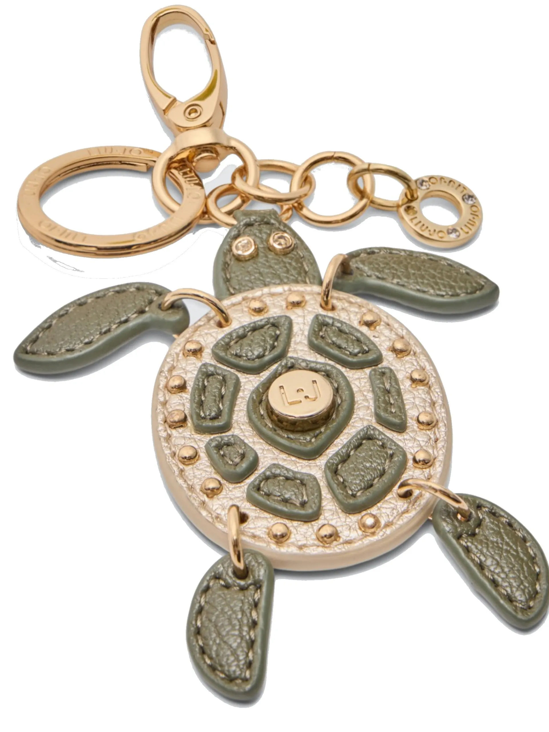 LIU JO MILANO Portachiavi*Portachiavi Liu Jo Tortoise Keyring verde con strass AA5116E0058