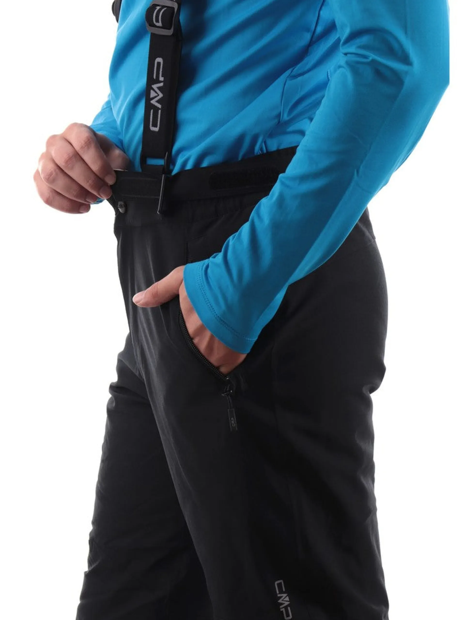 CMP Abbigliamento*Salopette nera da uomo 3W17397N