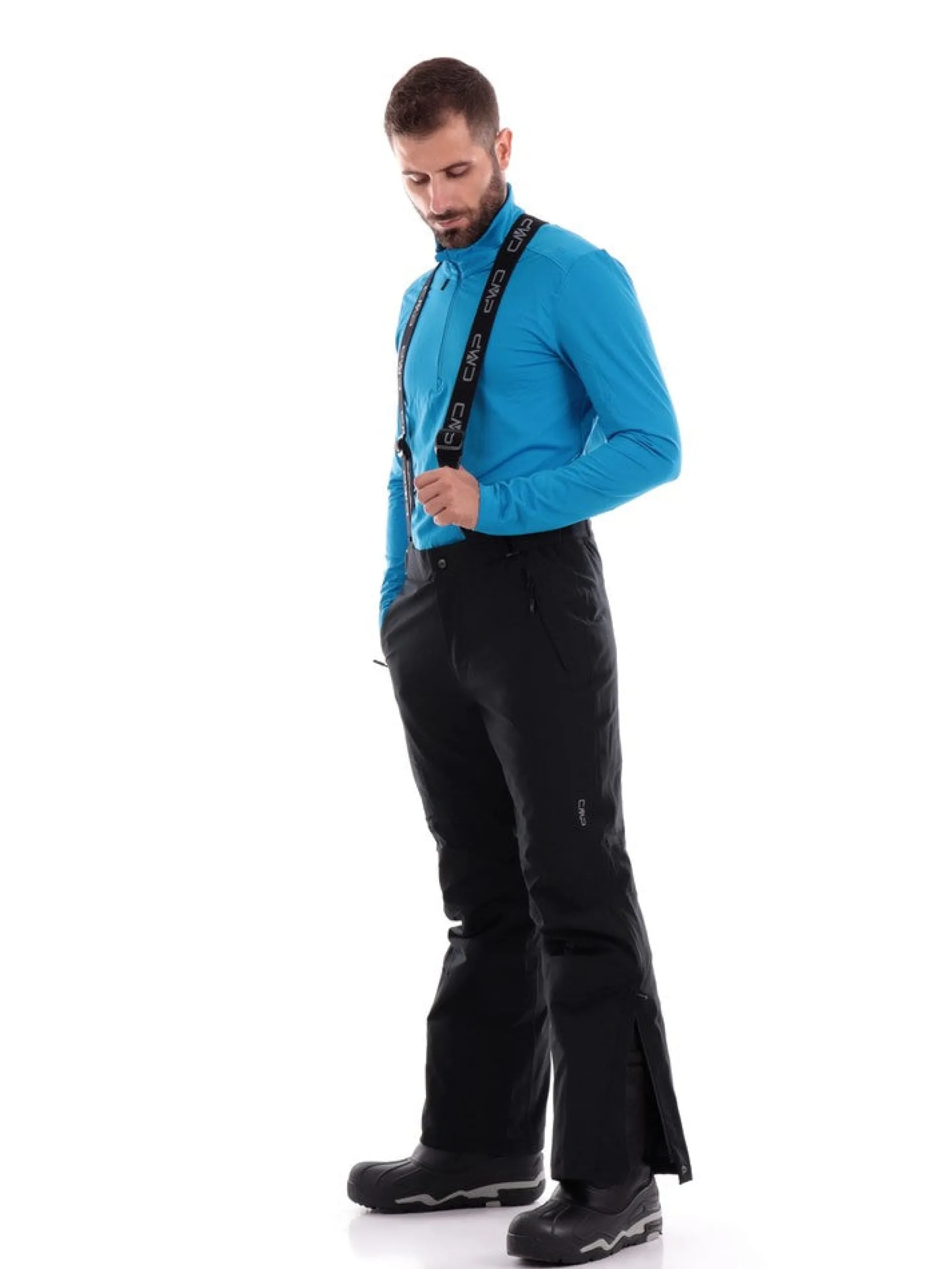 CMP Abbigliamento*Salopette nera da uomo 3W17397N