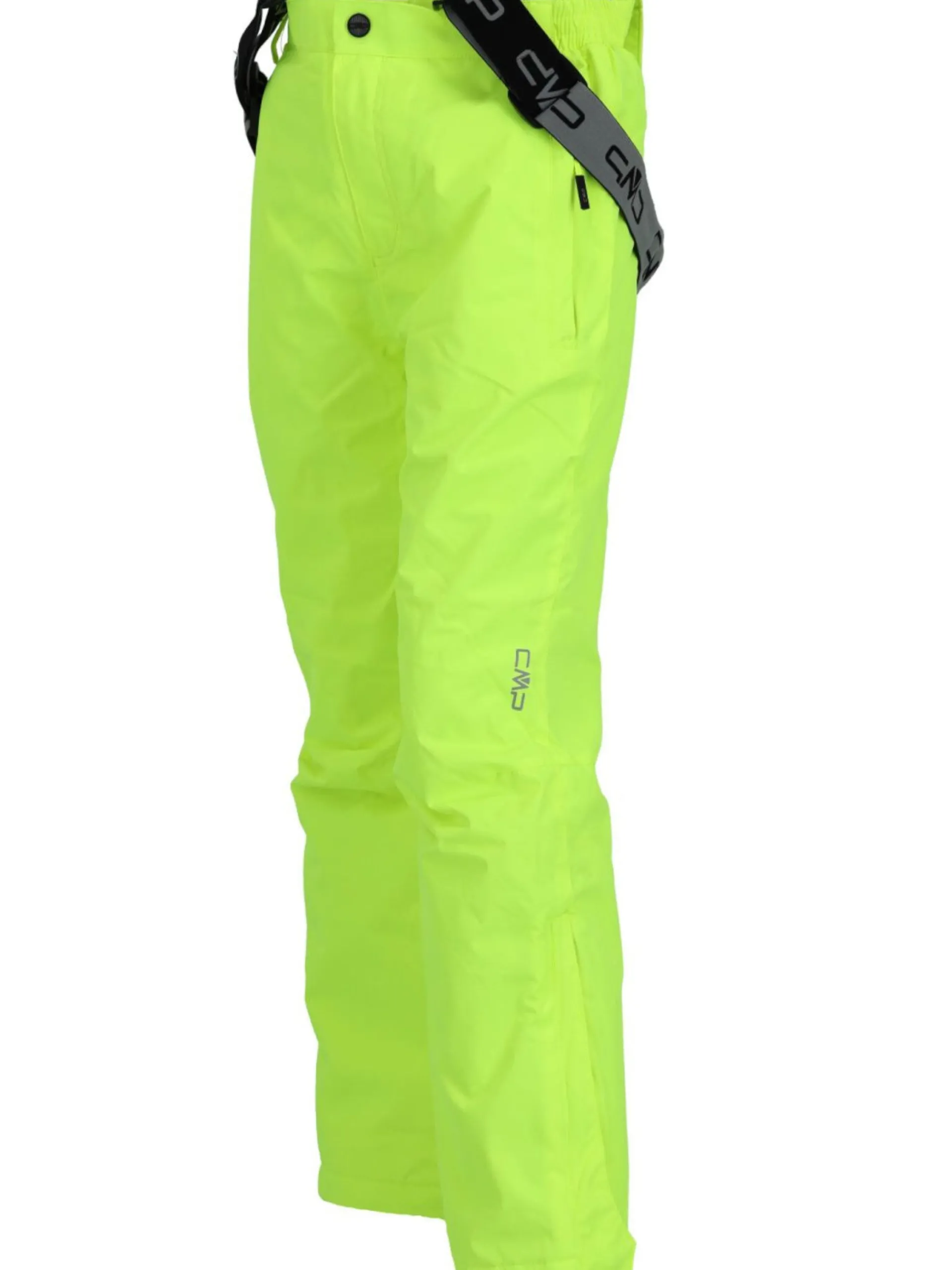 CMP Abbigliamento*Salopette sci bambino verde imbottita con bretelle