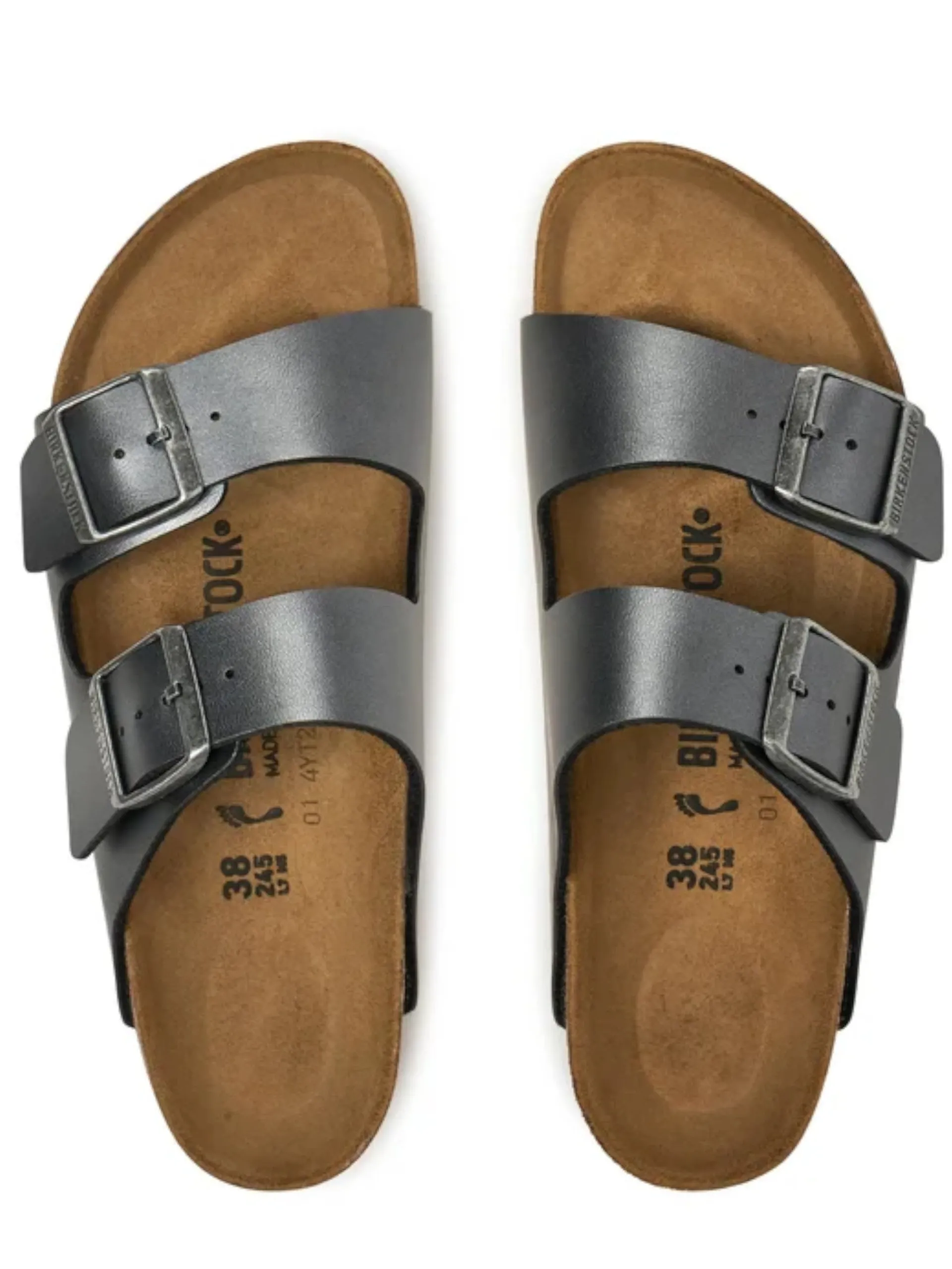 BIRKENSTOCK Sandali*Sandali Arizona nero metallico da donna 1029224