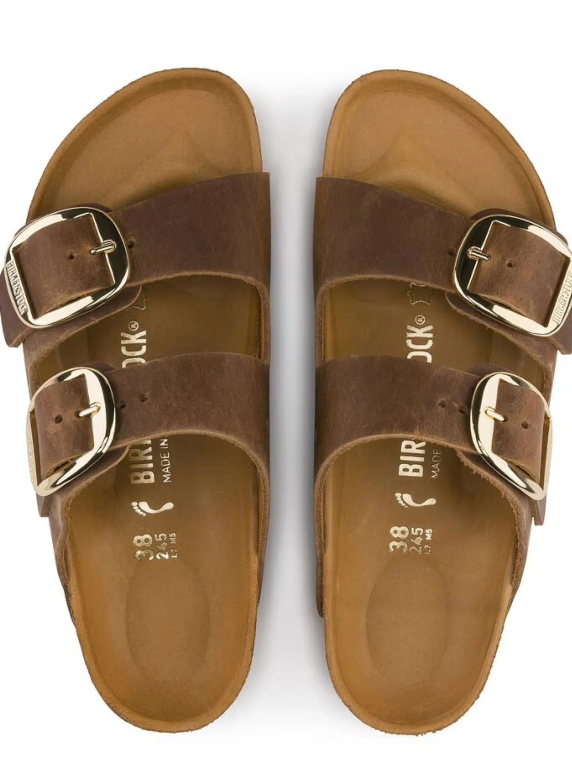 BIRKENSTOCK Sandali*Sandali in pelle marroni da donna Arizona 1011073