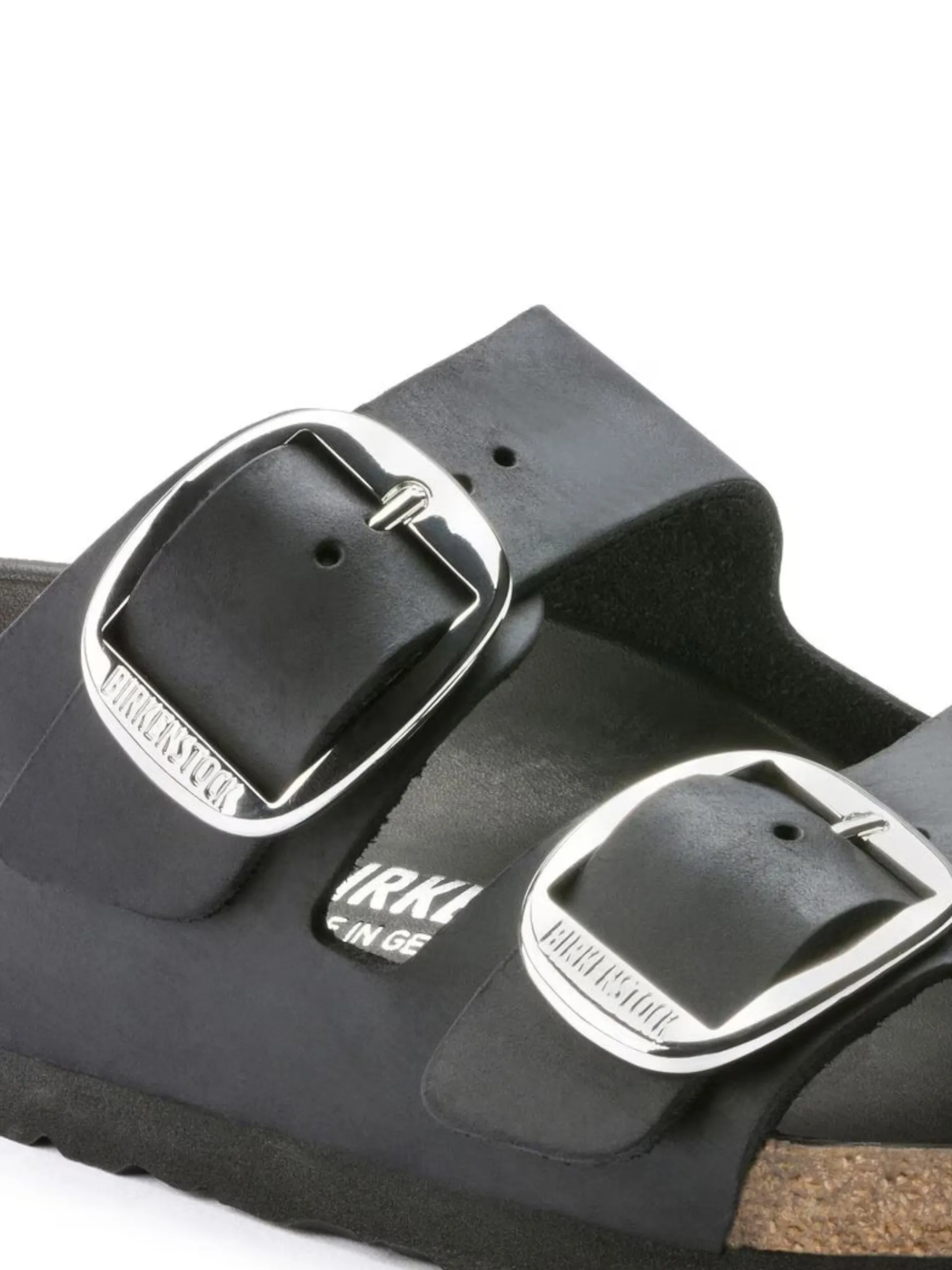BIRKENSTOCK Sandali*Sandali in pelle neri da donna Arizona Big Buckle 1011075