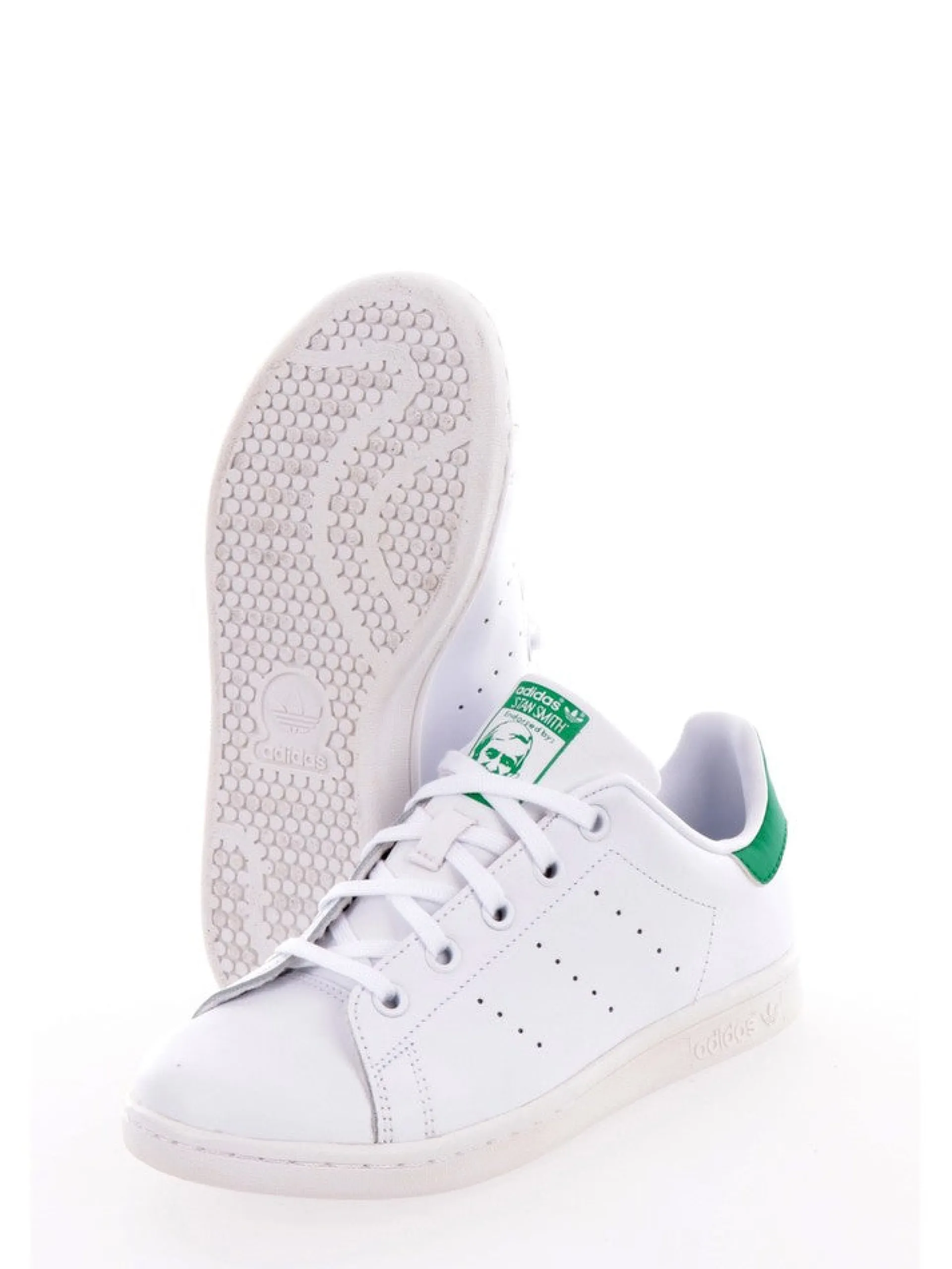 ADIDAS ORIGINALS Sneakers*Scarpe Stan Smith J bianche e verdi da bambino FX7519
