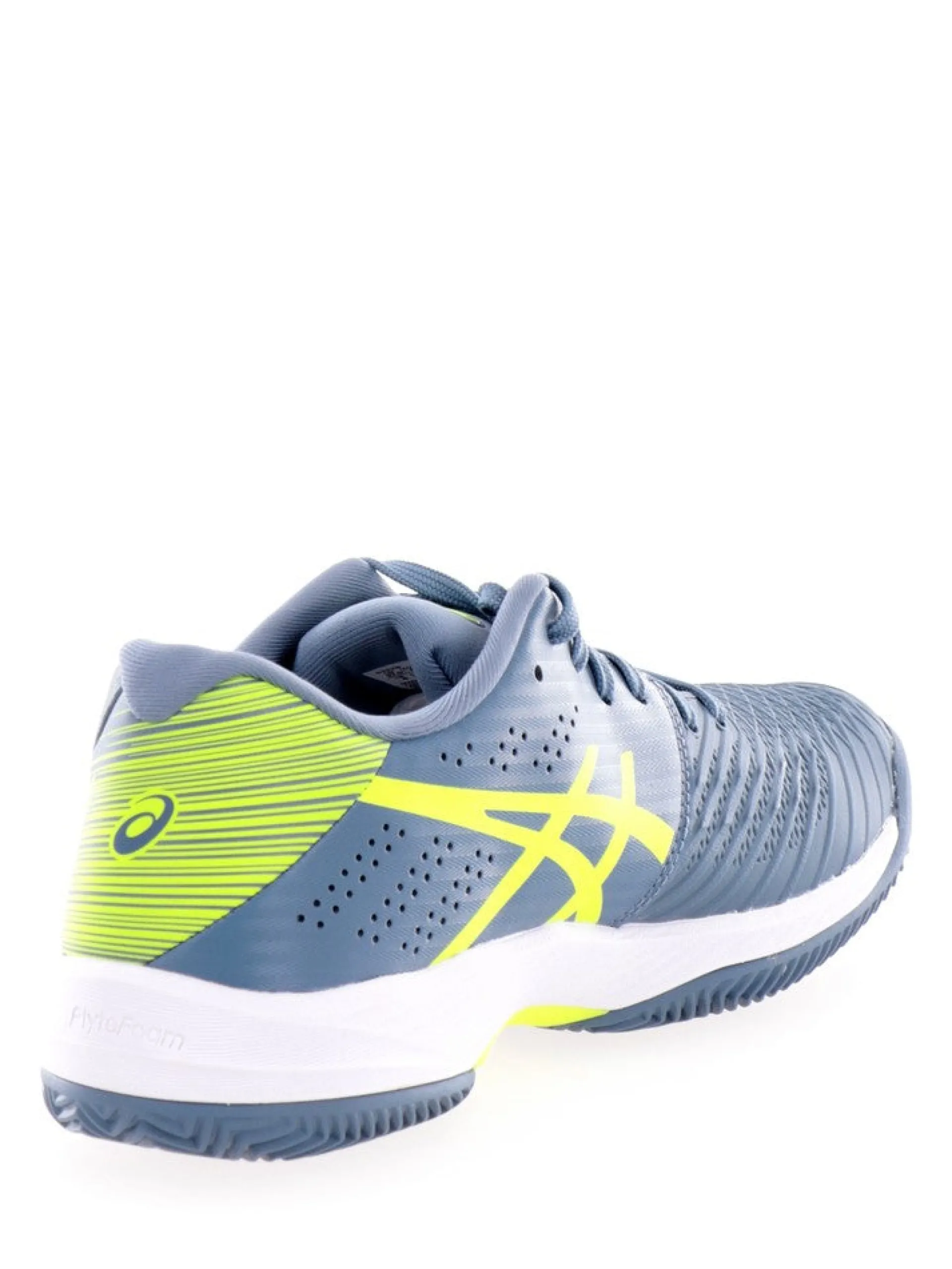 ASICS Scarpe*Scarpe da tennis grigie e verdi da uomo Solution Swift FF Clay 1041A299