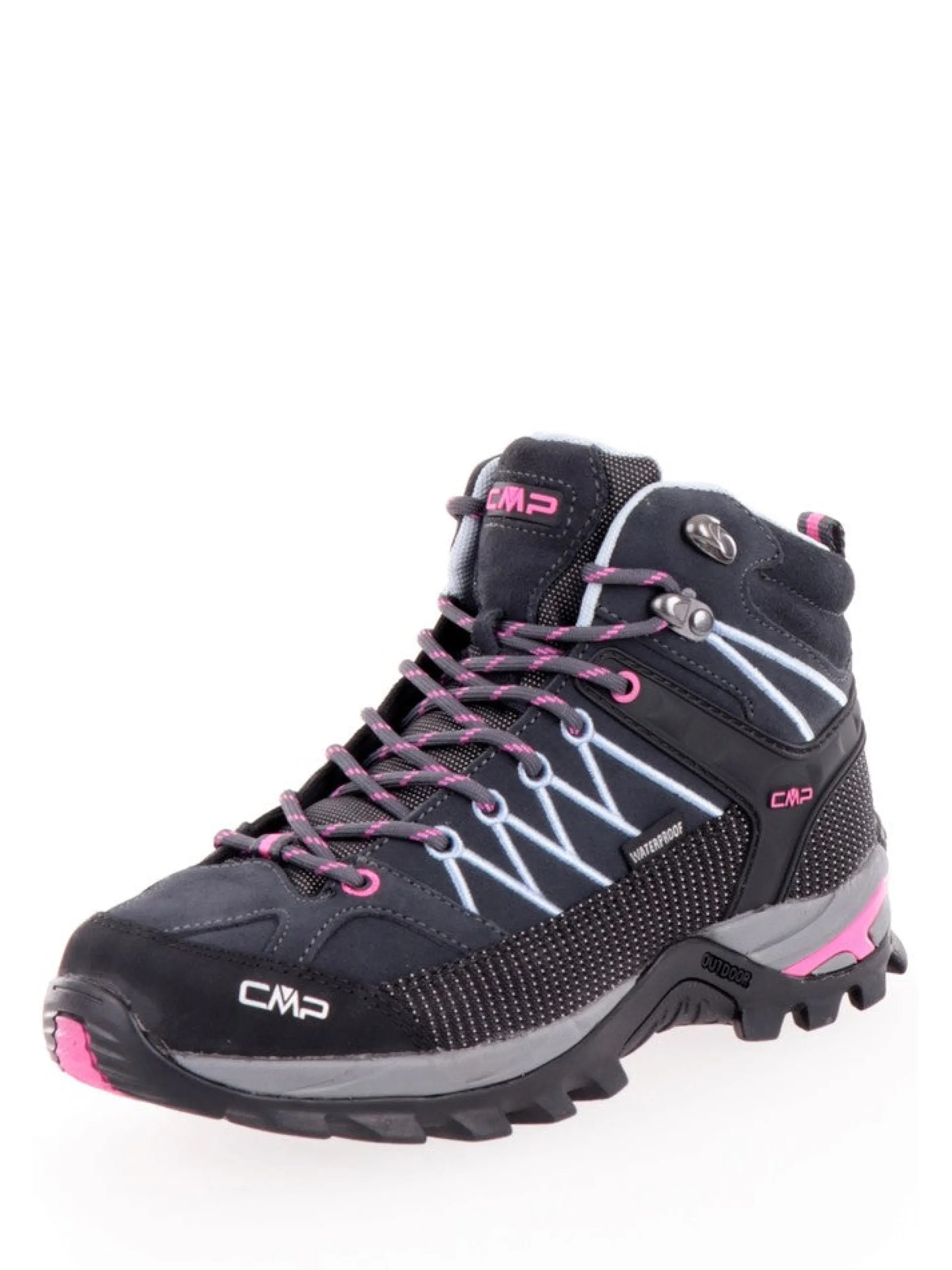 CMP Scarpe*Scarpe da trekking nere e viola da donna Rigel Mid 3Q12946