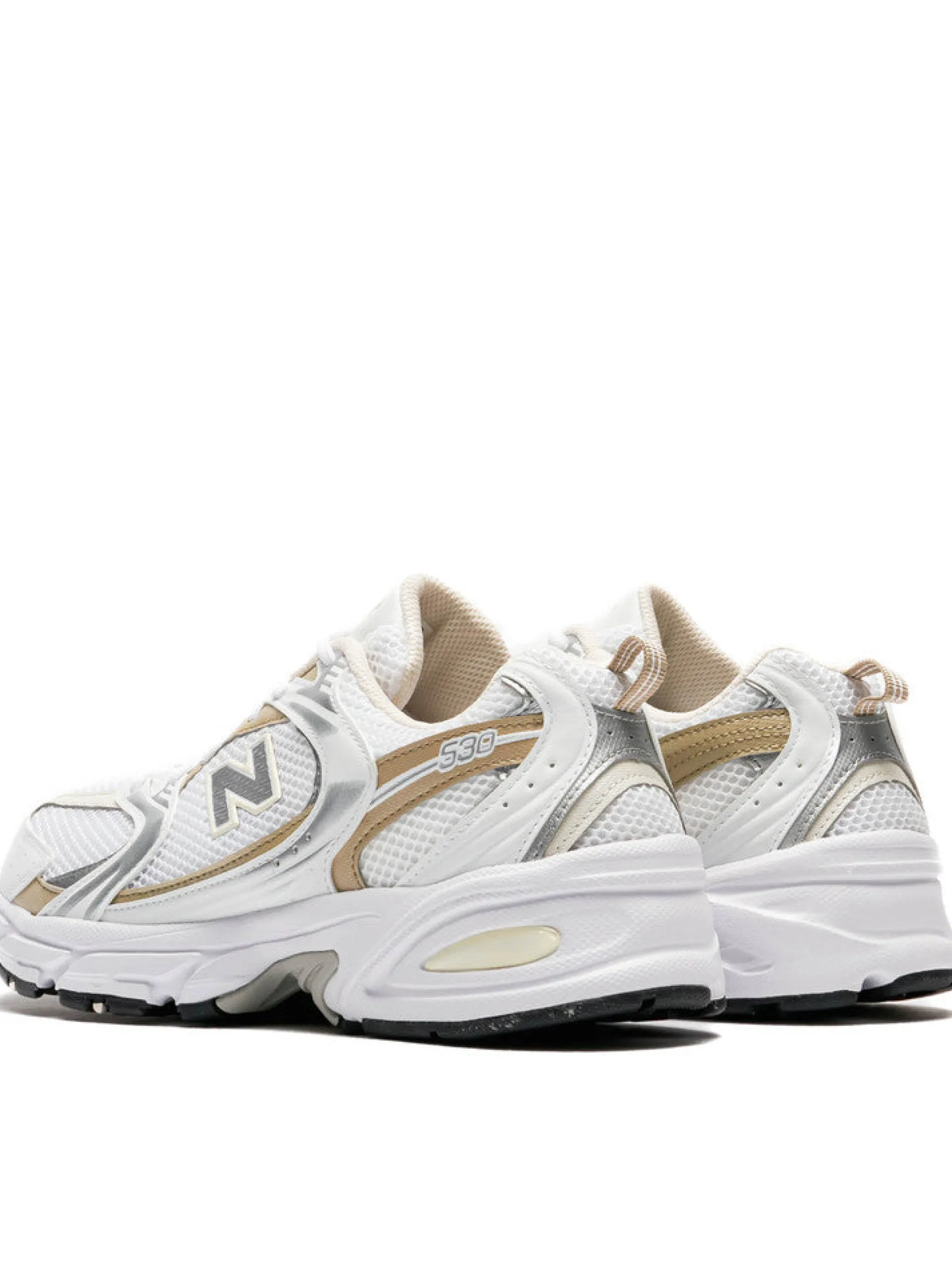 NEW BALANCE Sneakers*Scarpe 530 bianche e oro da donna MR530