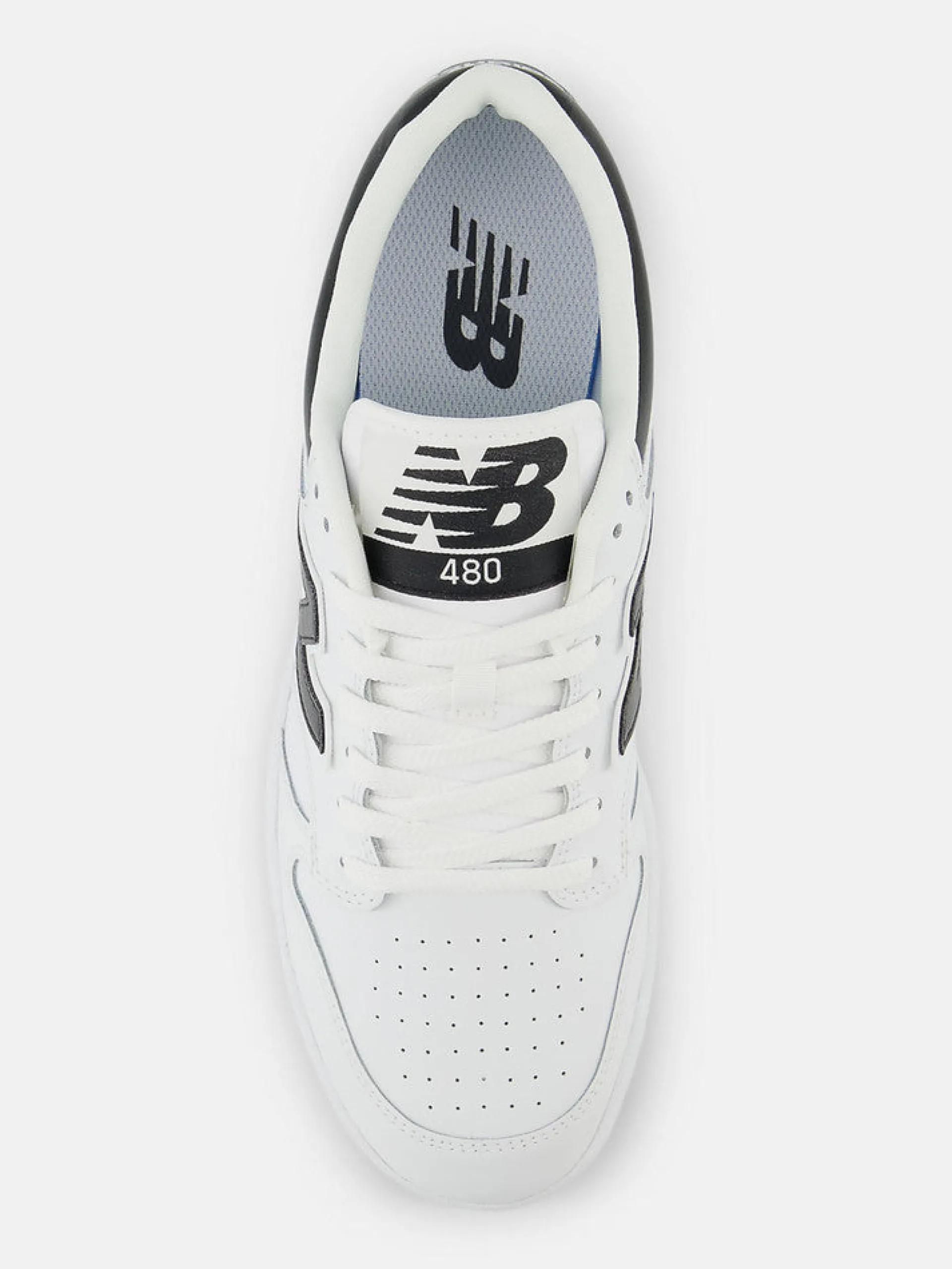 NEW BALANCE Sneakers*Scarpe 480 bianche e nere da uomo BB480
