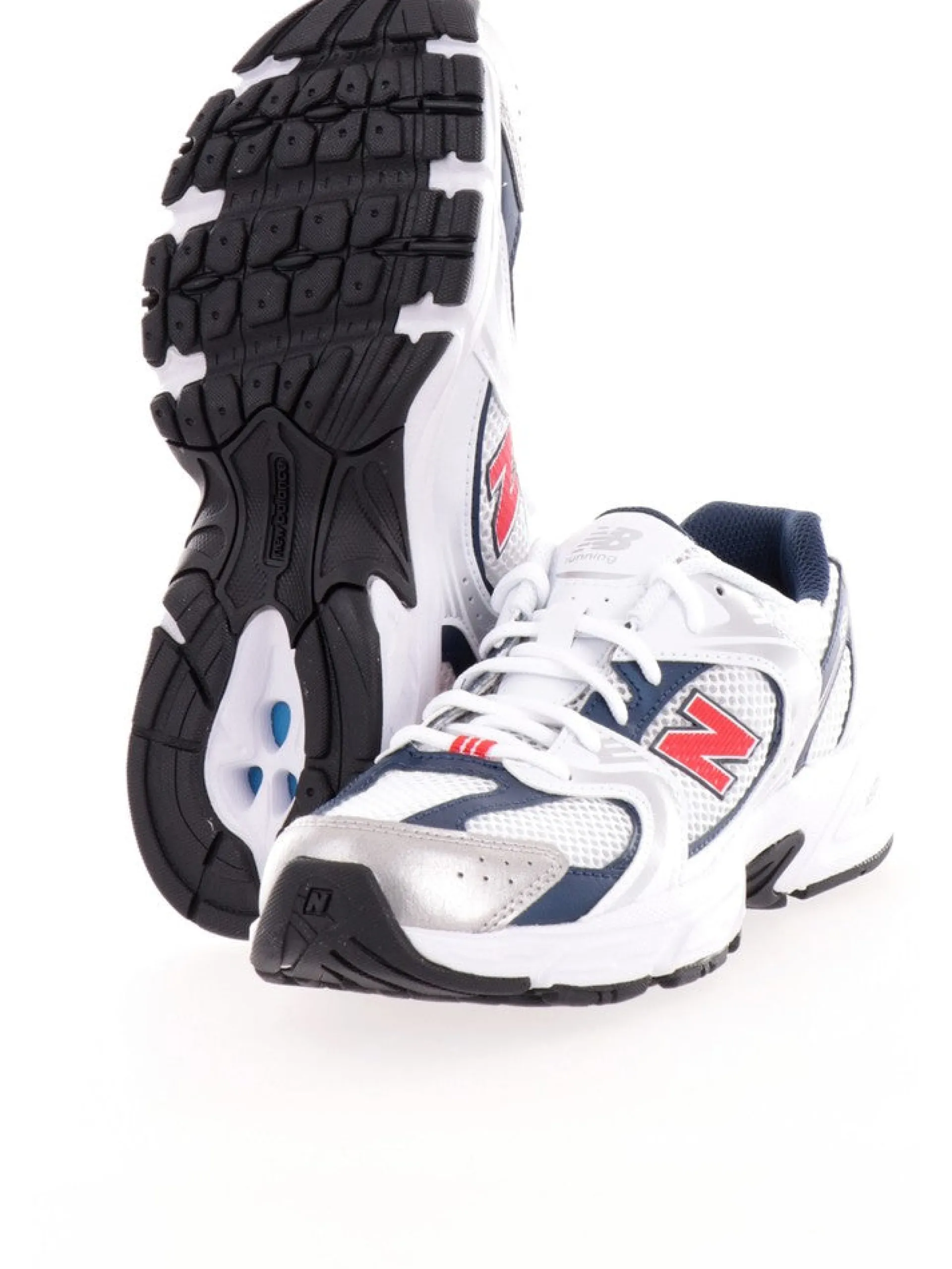 NEW BALANCE Sneakers*Scarpe 530 blu ed argento da uomo MR530