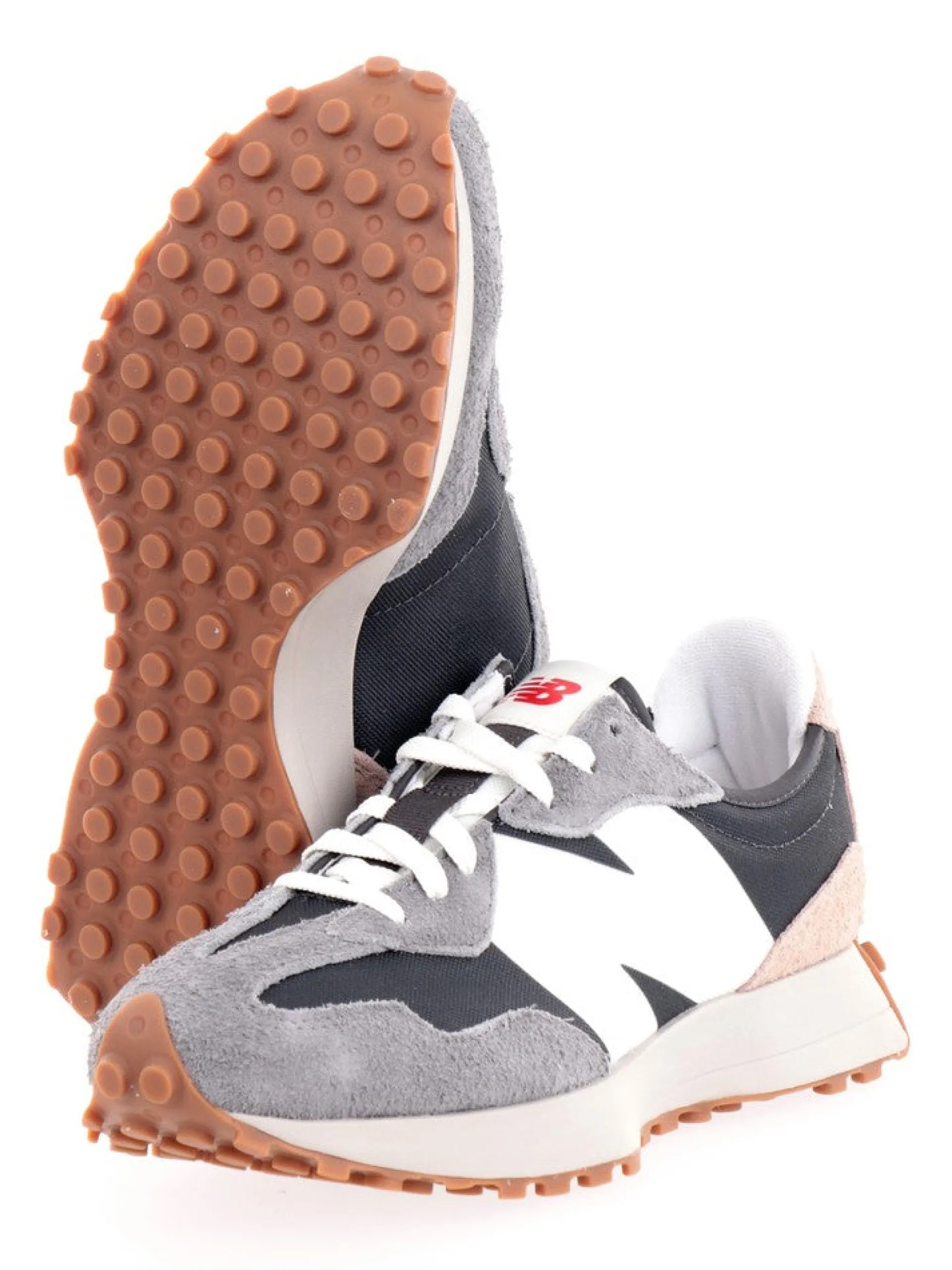 NEW BALANCE Sneakers*Scarpe grigie e verdi da uomo Lifestyle Textile/Textile MS327