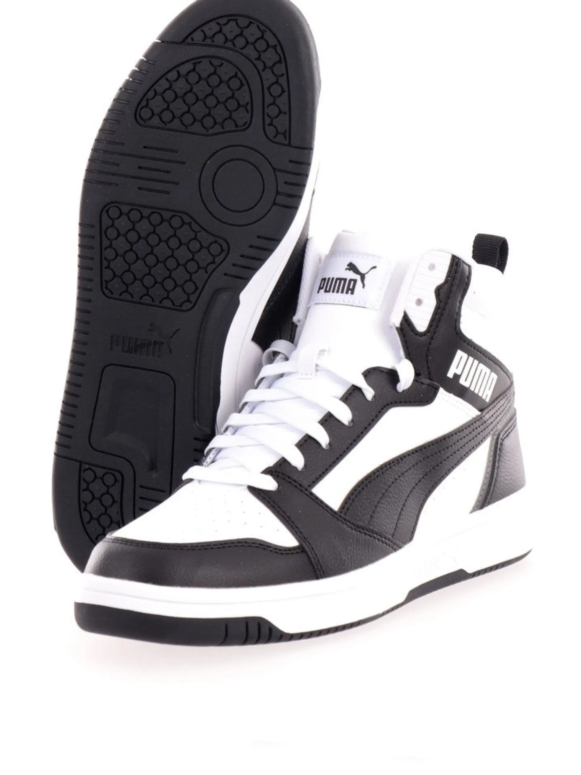 PUMA Sneakers*Scarpe bianche e nere da uomo Rebound V6 39232