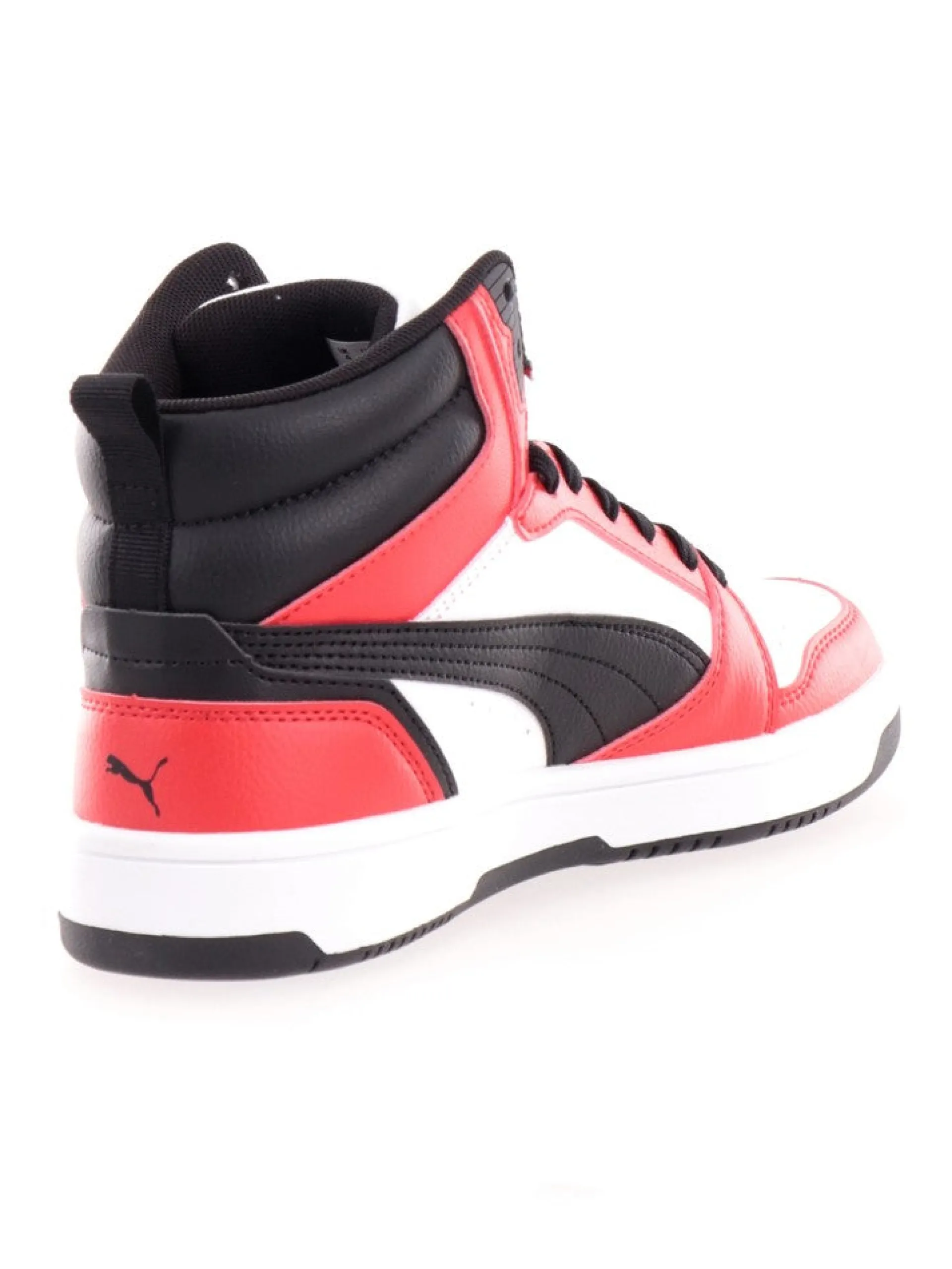 PUMA Sneakers*Scarpe bianche e rosse da bambino Rebound V6 Mid 39383