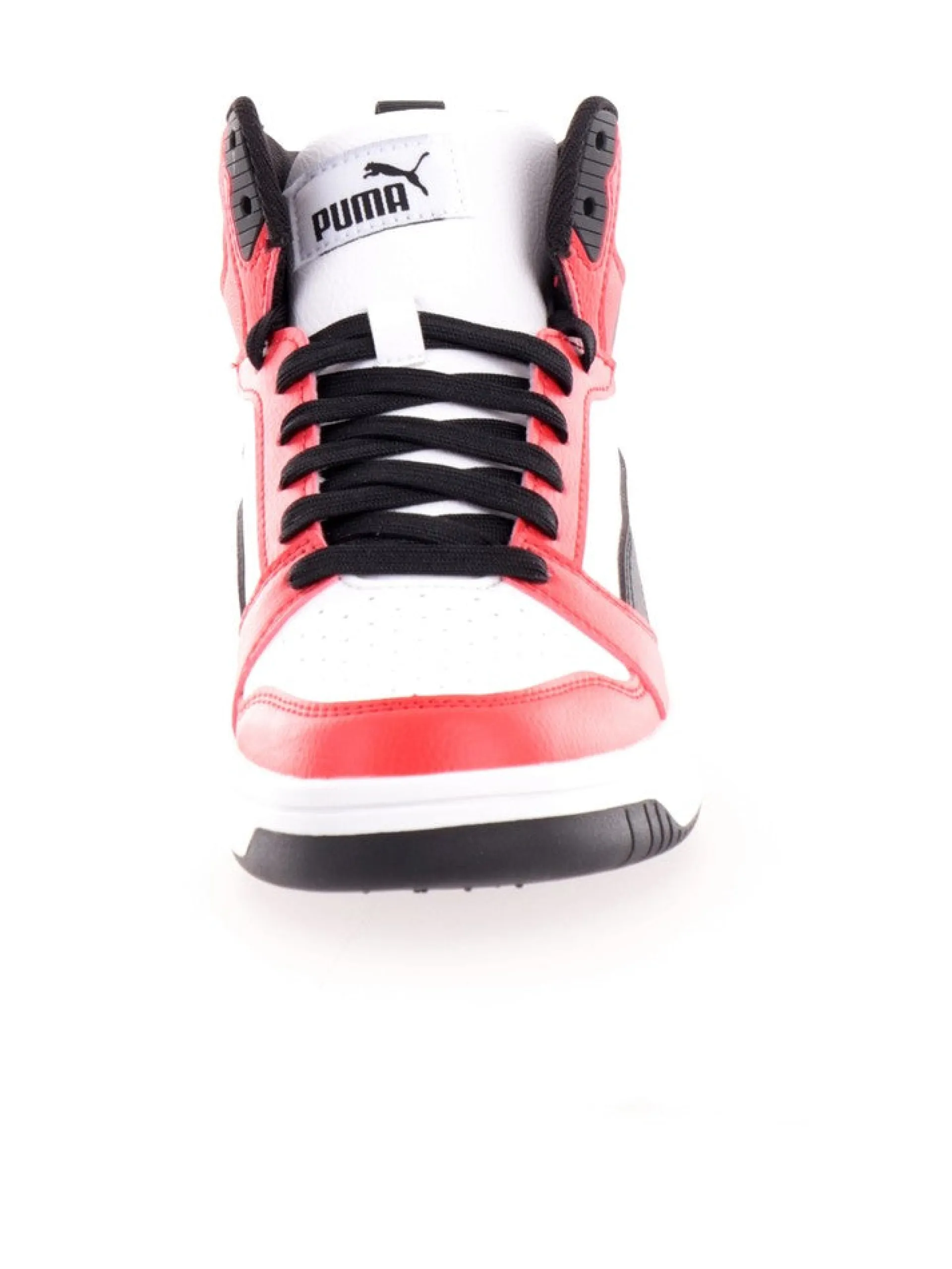 PUMA Sneakers*Scarpe bianche e rosse da bambino Rebound V6 Mid 39383