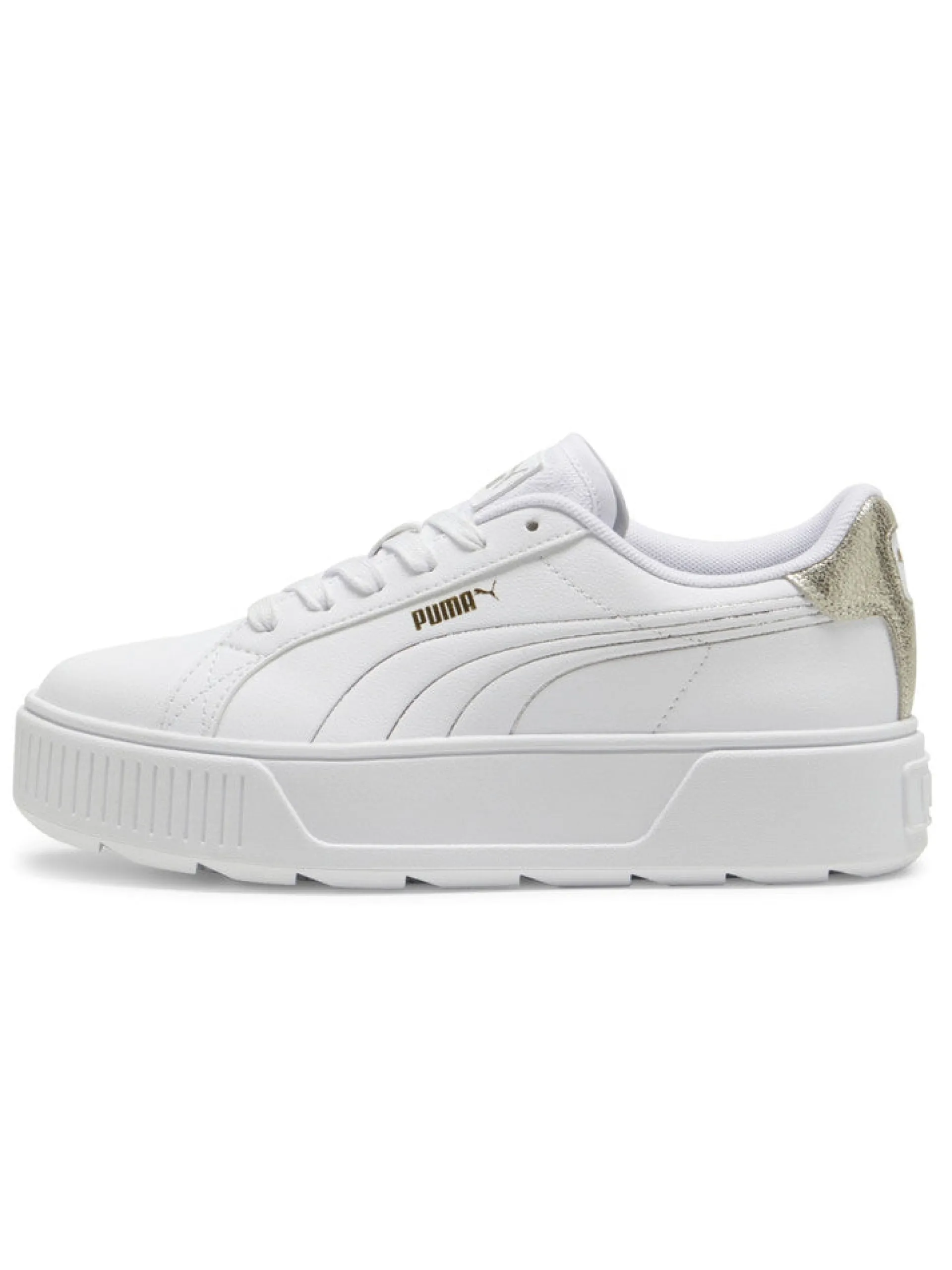 PUMA Sneakers*Scarpe Karmen Metallic Shine bianca da donna 39509