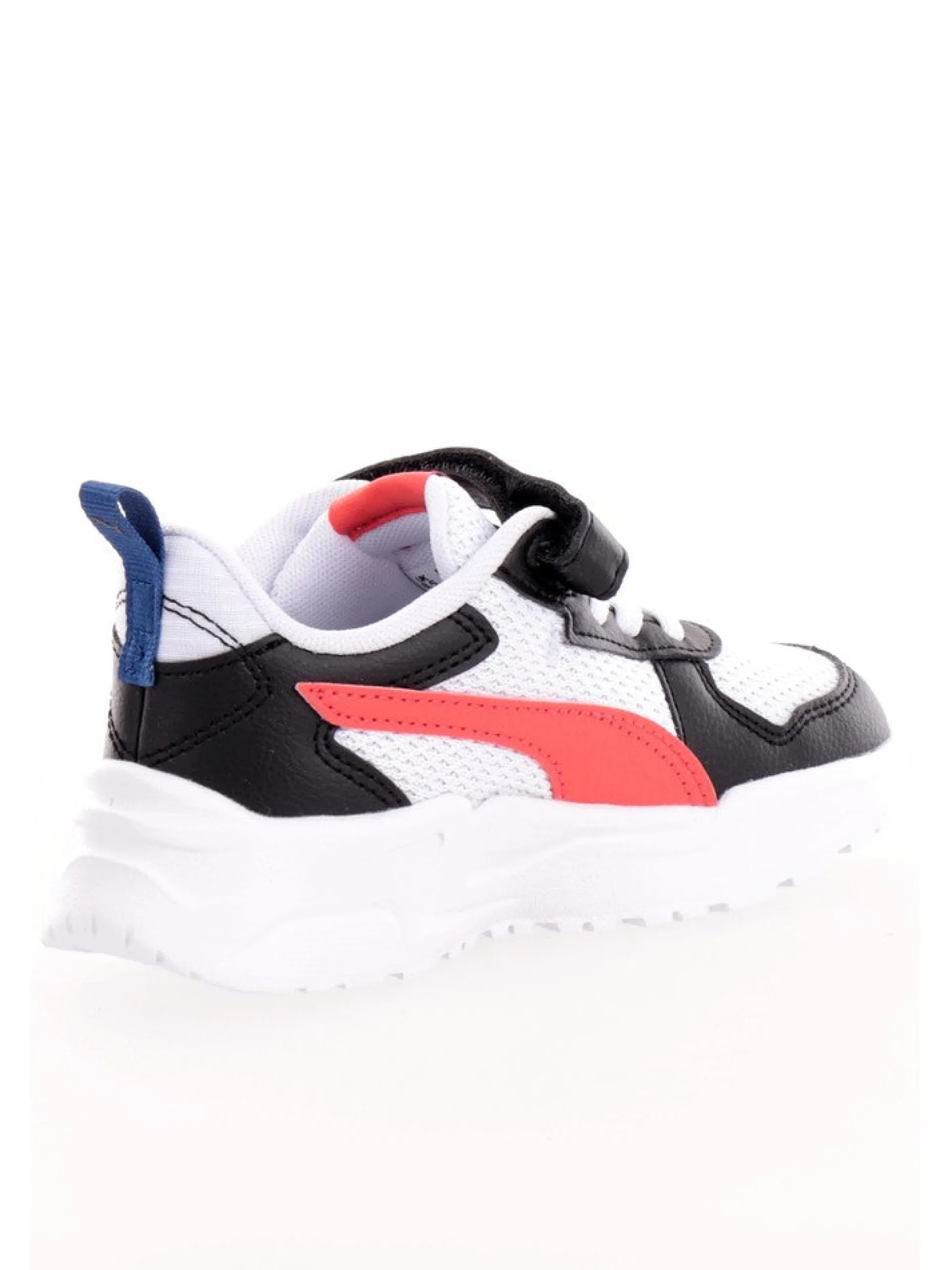 PUMA Sneakers*Scarpe Nere da Bambino Trinity Lite Bianche e Nere con strappo velcro 391481009