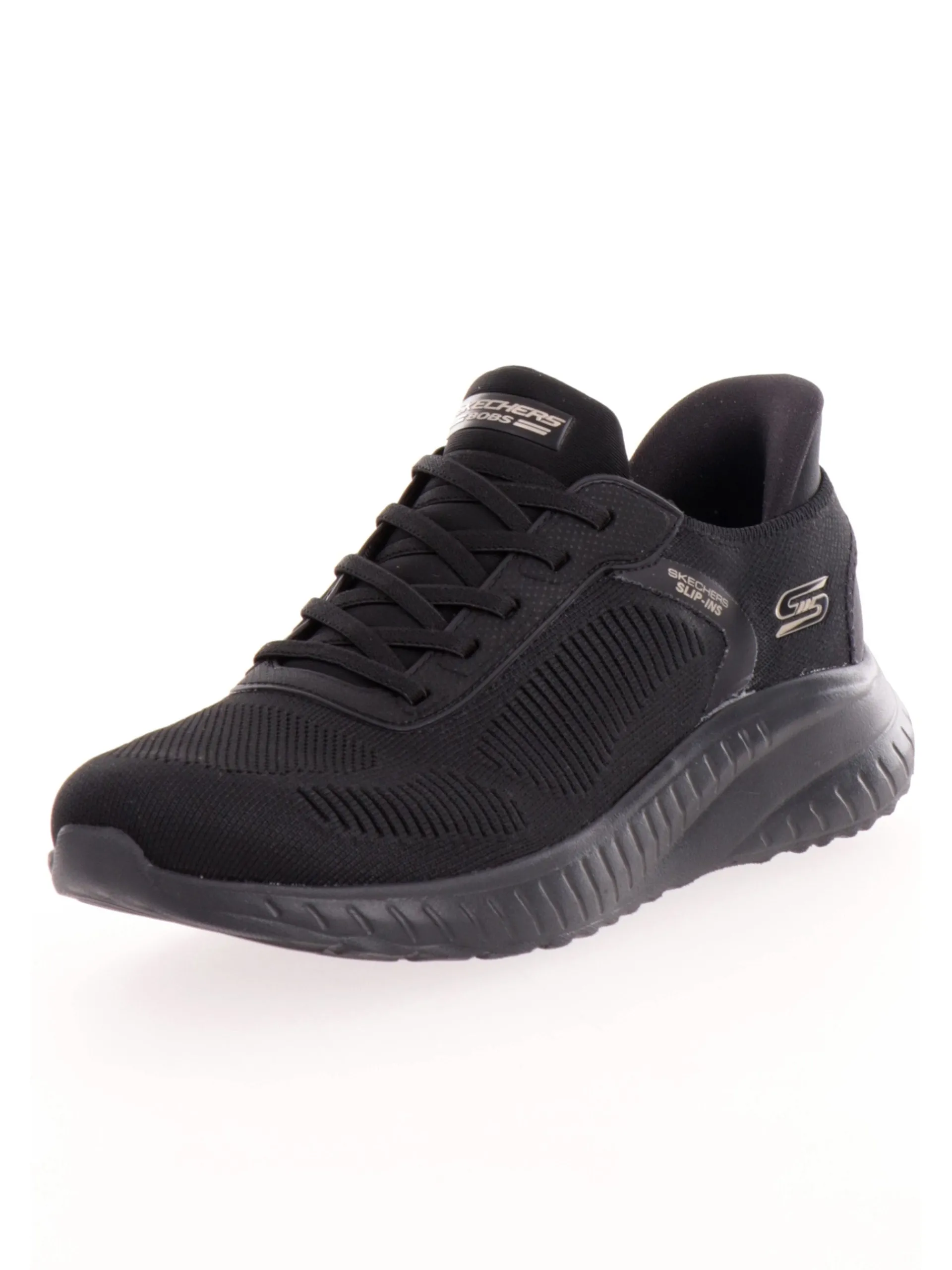 SKECHERS Sneakers*Scarpe Bobs Squad Chaos Current nere da donna 117497