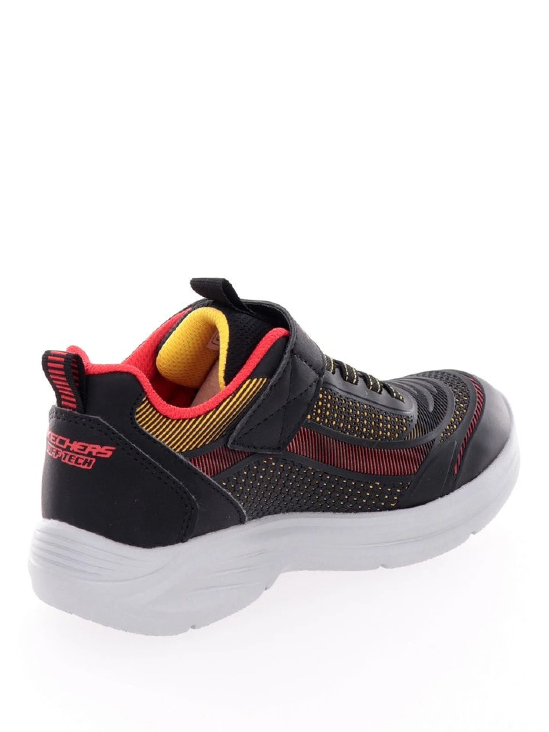 SKECHERS Sneakers*Scarpe Hyperblitz rosse e nere da bambino 403861