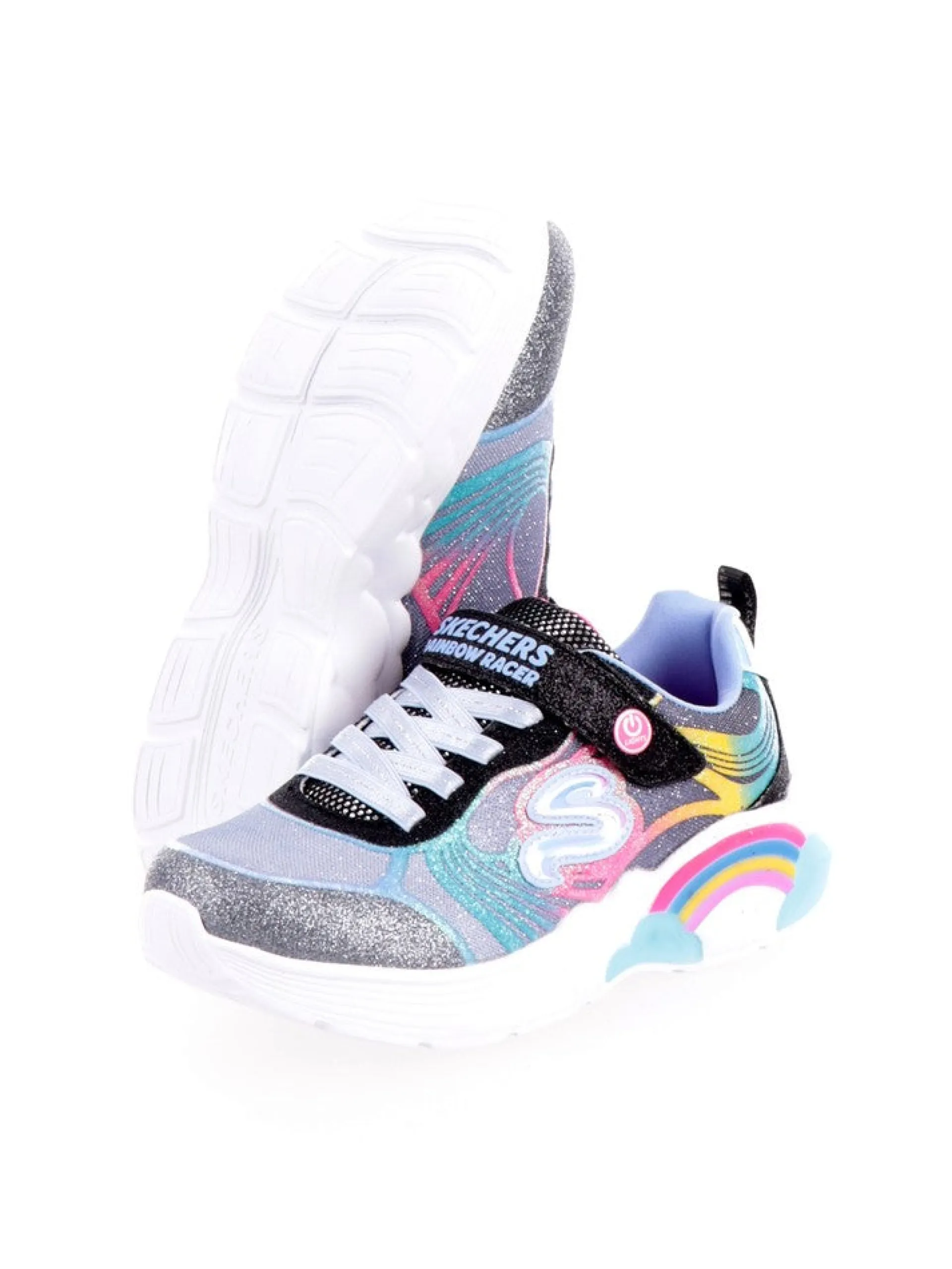 SKECHERS Sneakers*Scarpe multicolore da bambina Rainbow Racer Nova Blitz 302309L