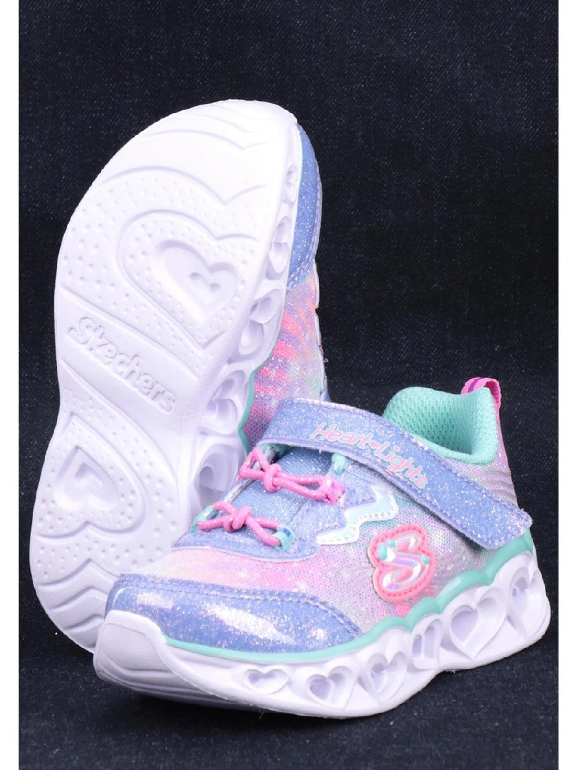 SKECHERS Sneakers*Scarpe multicolore da bambina Heart Lights 302316