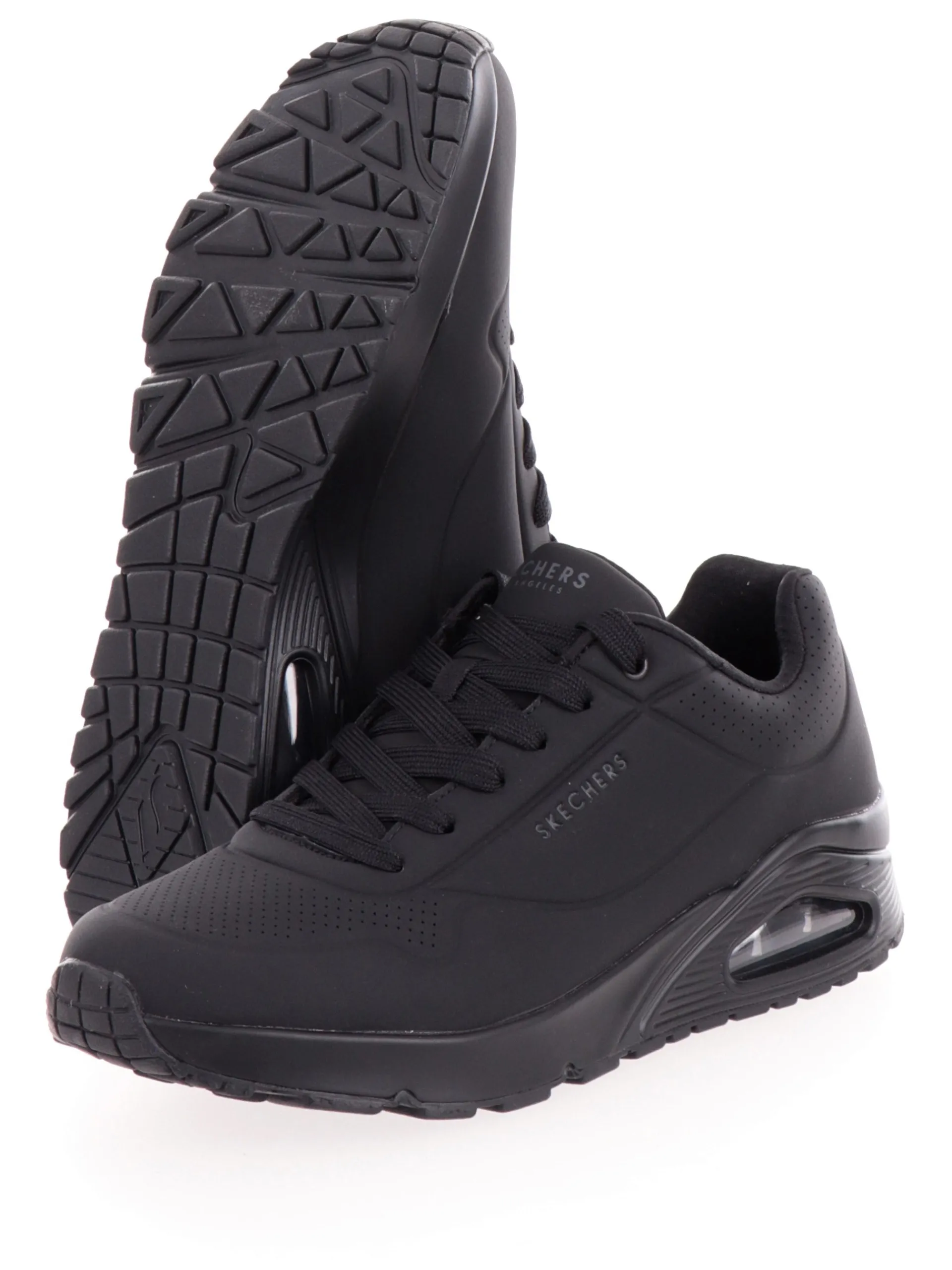 SKECHERS Sneakers*Scarpe nere da uomoUno Stand OnAir 52458