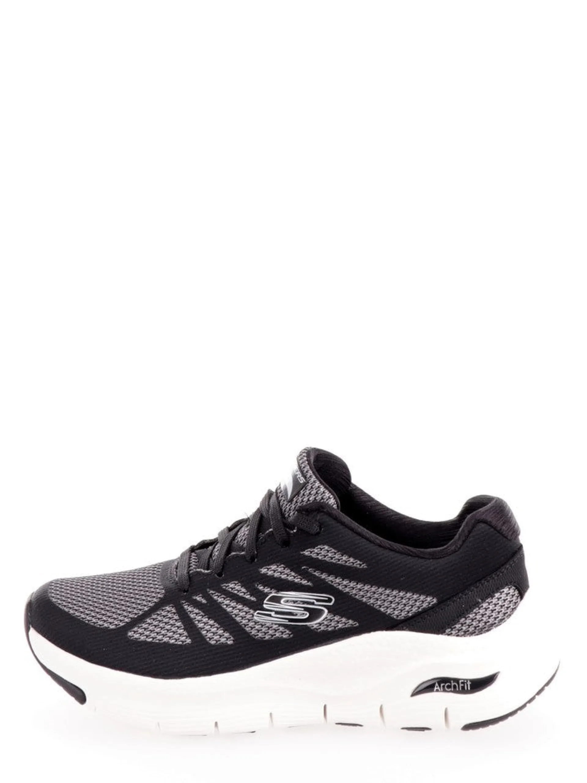 SKECHERS Sneakers*Scarpe nere e argento da donna Arch Fit Vivid Memory 149055