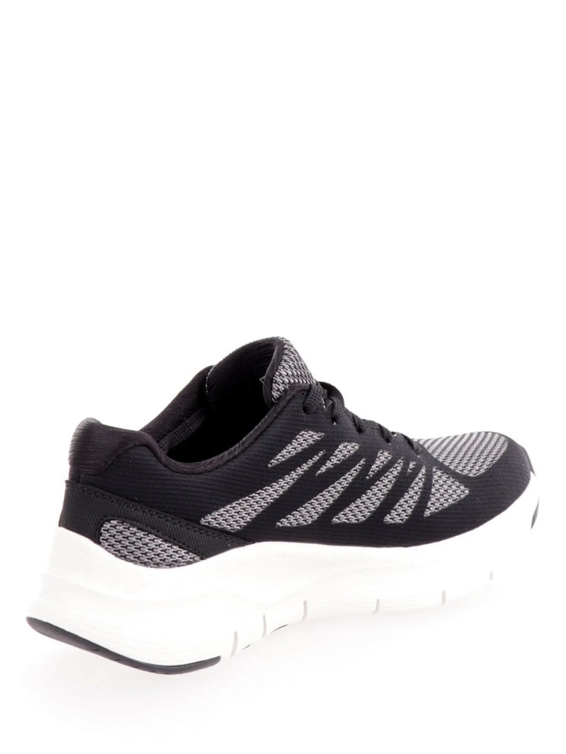 SKECHERS Sneakers*Scarpe nere e argento da donna Arch Fit Vivid Memory 149055