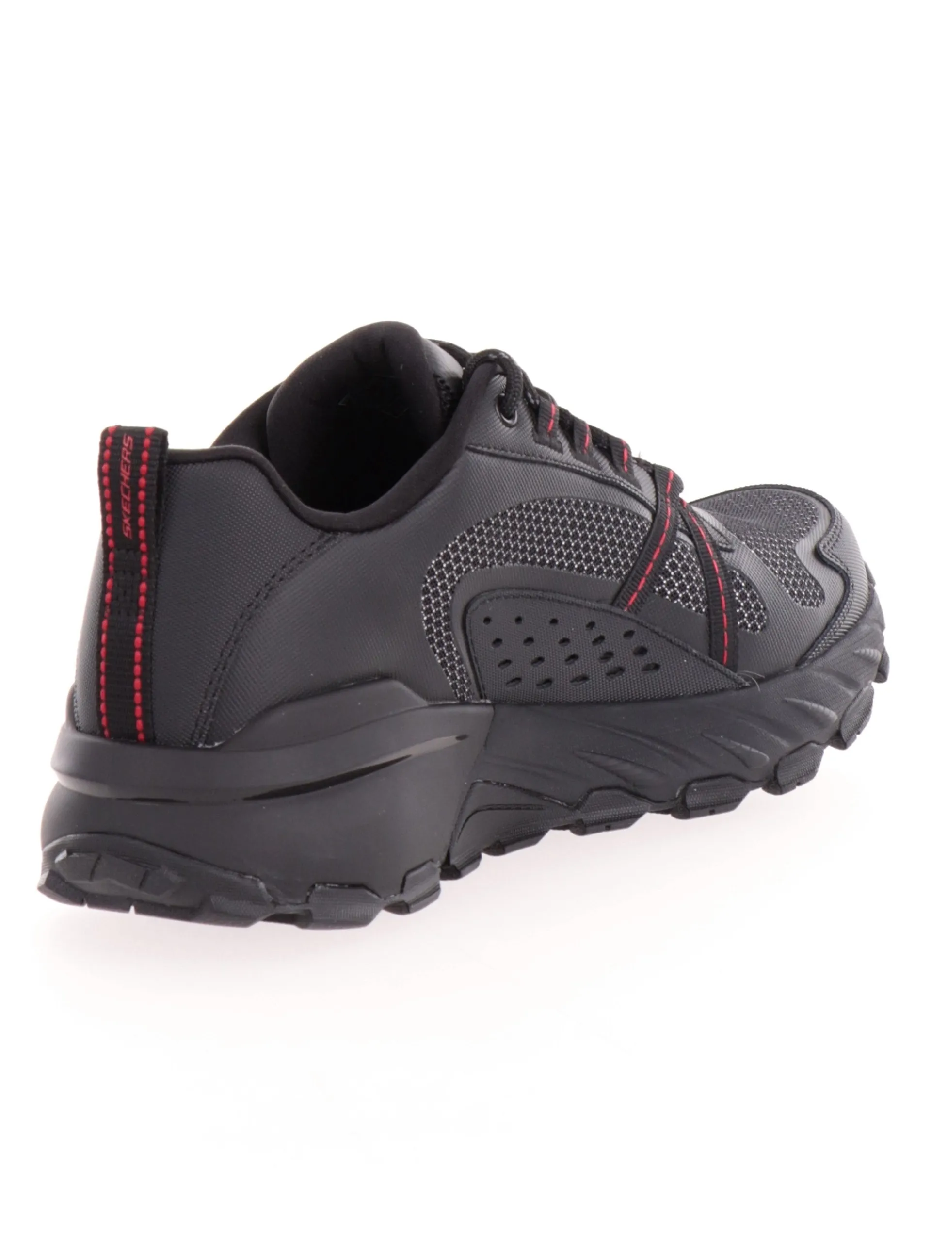SKECHERS Sneakers*Scarpe nere e rosse da Uomo Max Protect Suola Good Year Water Repellent 237303