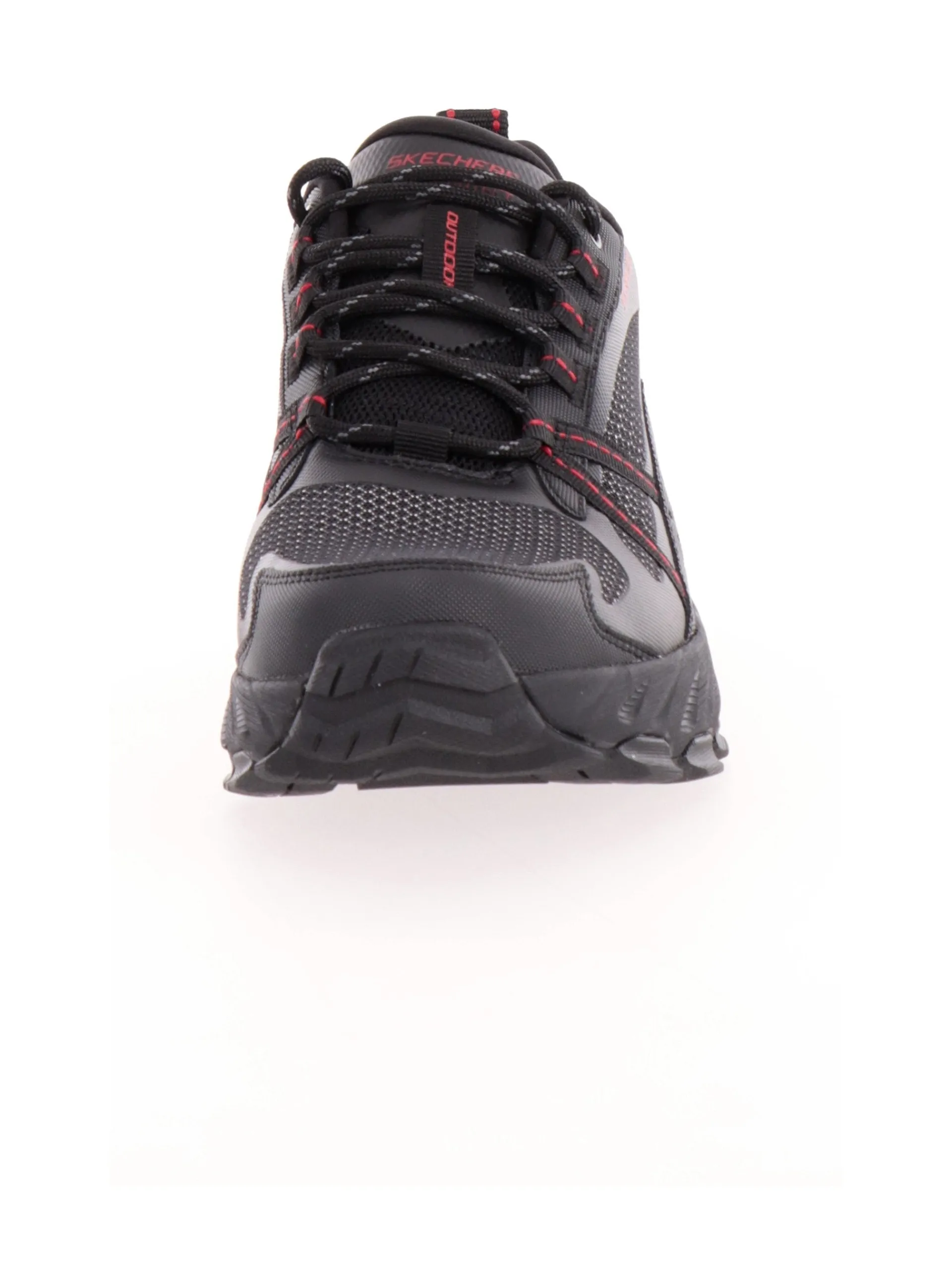 SKECHERS Sneakers*Scarpe nere e rosse da Uomo Max Protect Suola Good Year Water Repellent 237303