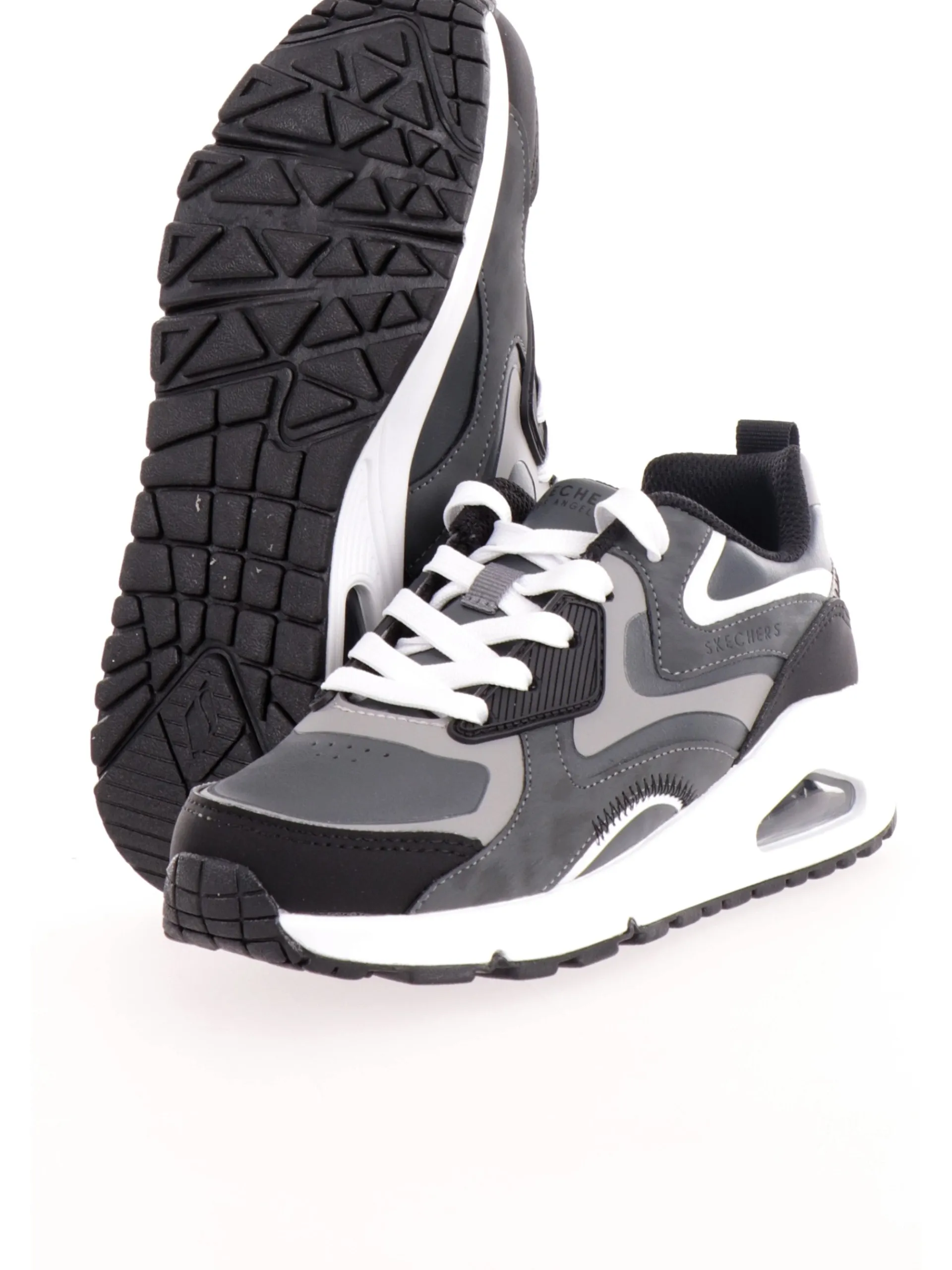SKECHERS Sneakers*Scarpe Uno Gen1 grigie e nere Kids 403647L