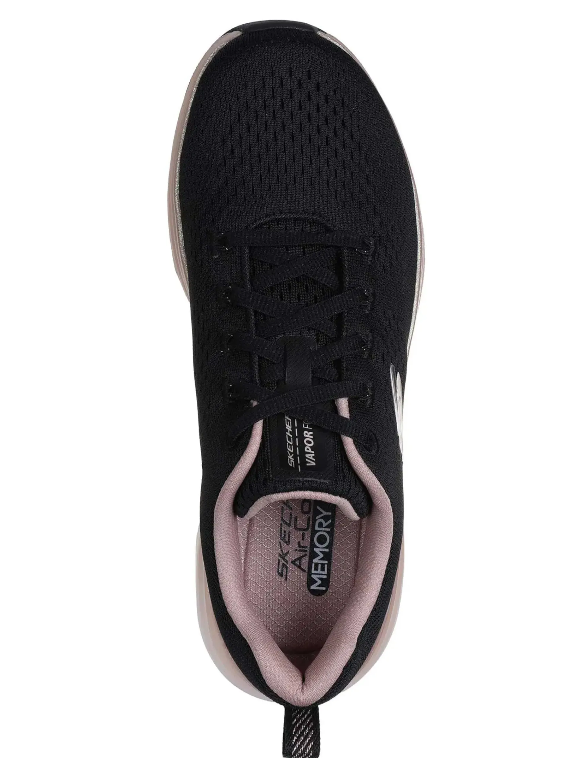 SKECHERS Sneakers*Scarpe Vapor Foam 150025 nere e rosa glimmer da donna 150025BKRG