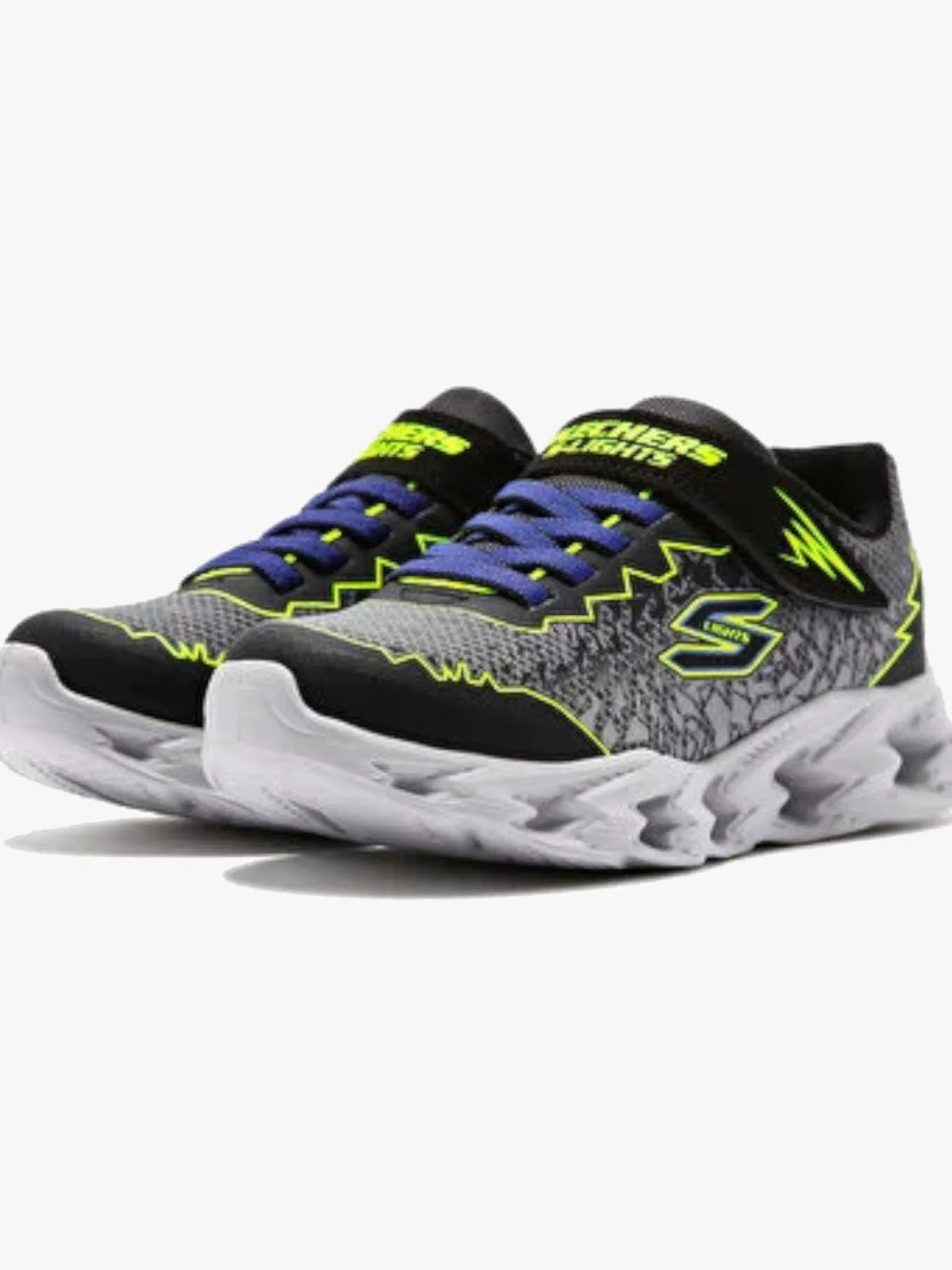 SKECHERS Sneakers*Scarpe Vortex 2.0 Zorento bambino nere con luci 400603L