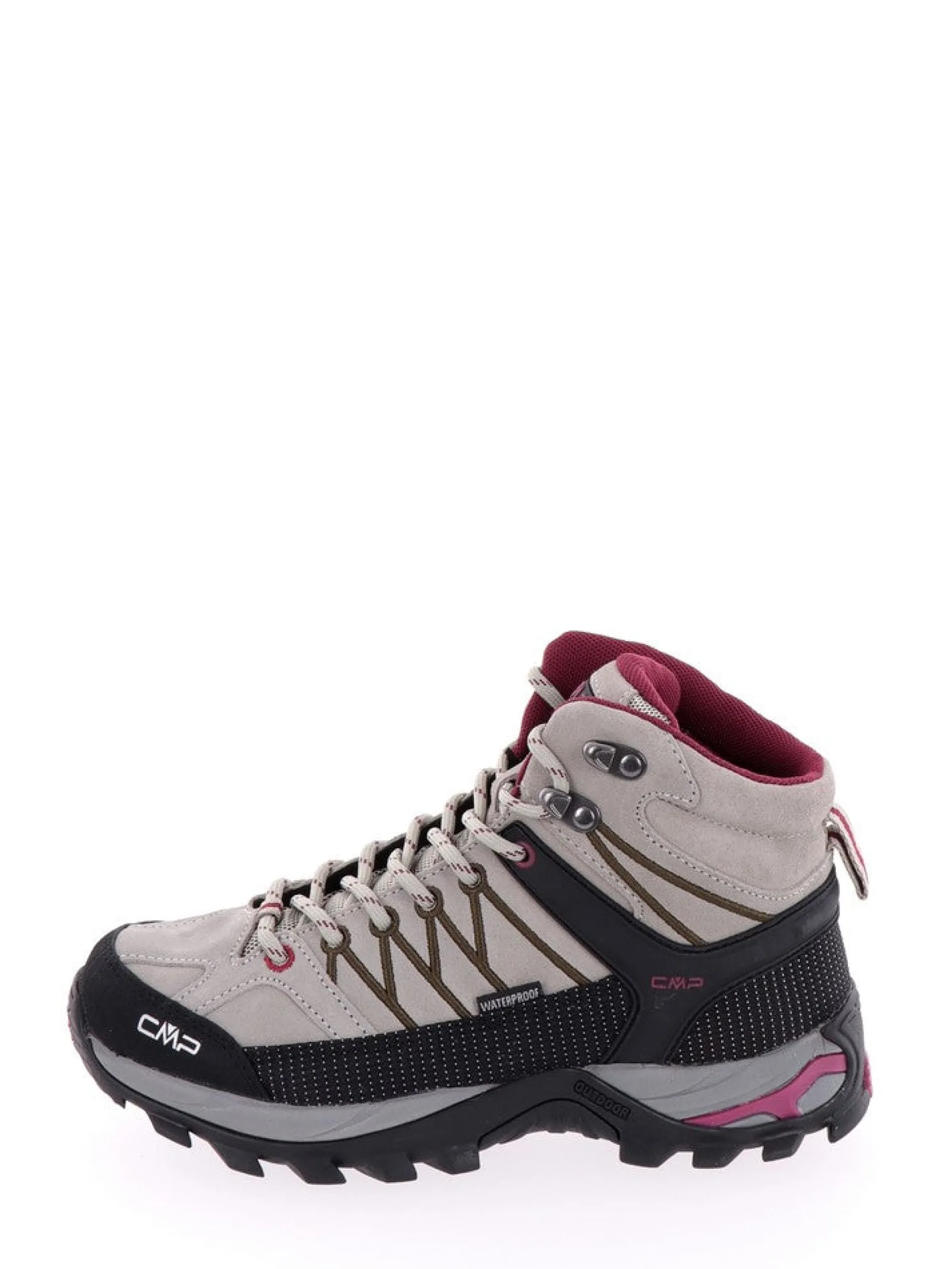 CMP Scarpe*Scarpe Trekking Rigel Mid grigie da donna 3Q12946