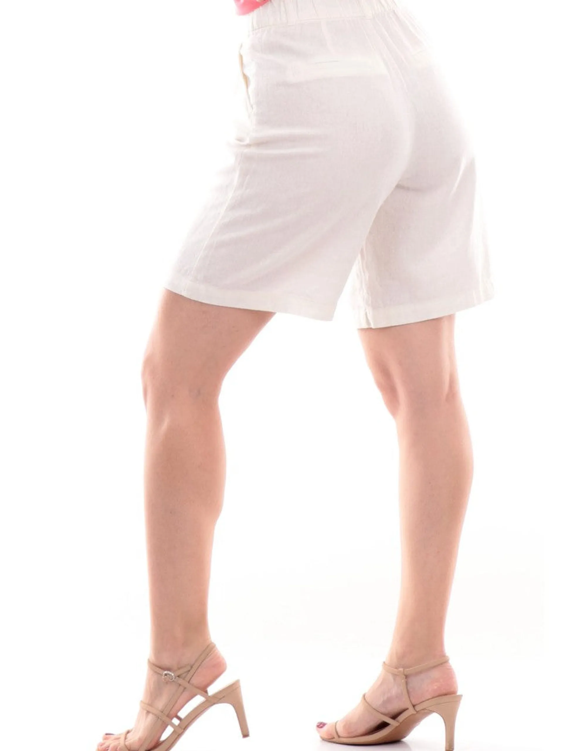 ONLY Shorts*Shorts bianchi da donna Wide Linen 15278792