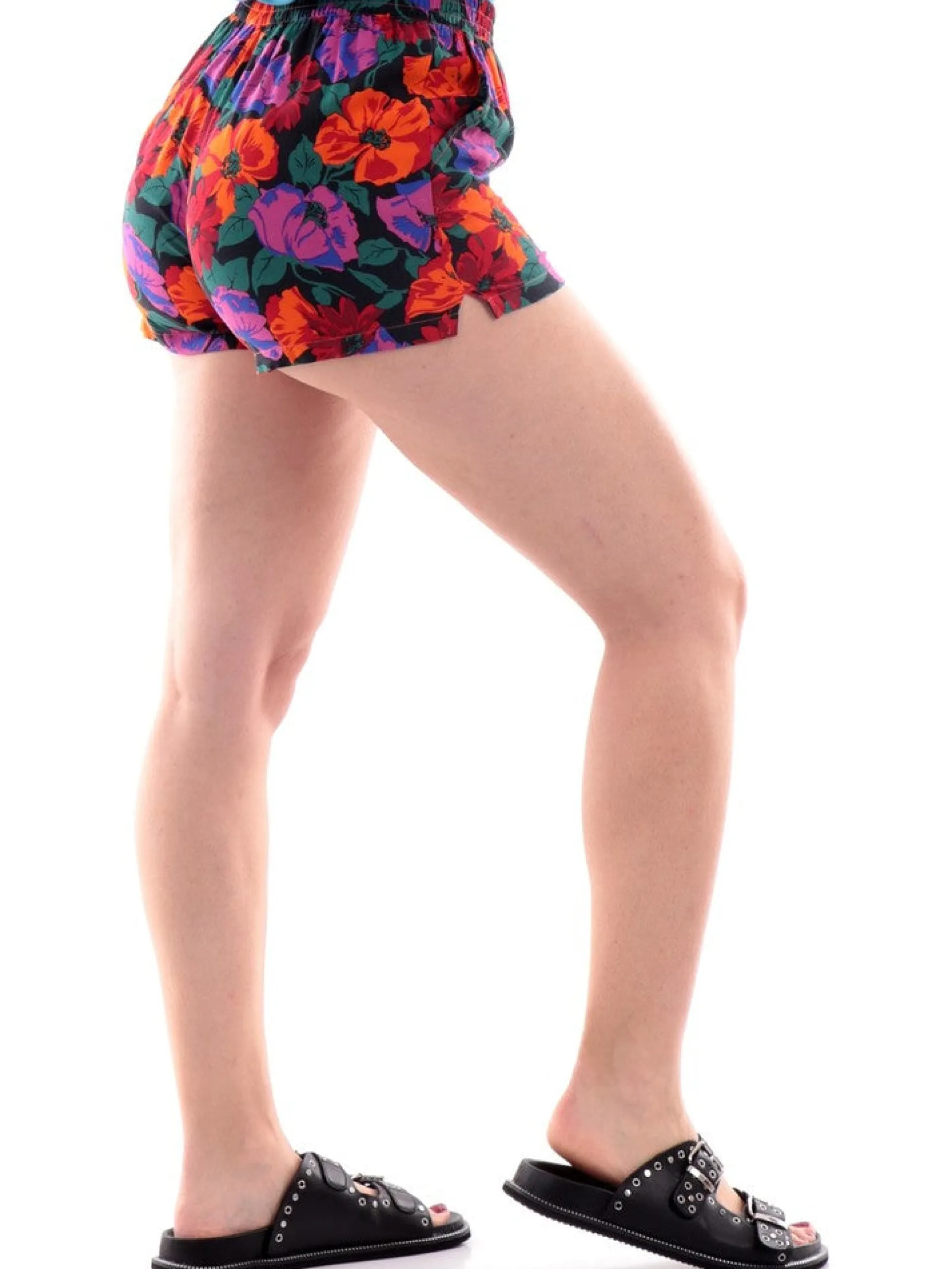 ONLY Shorts*Shorts neri da donna con fiori Life 15222183