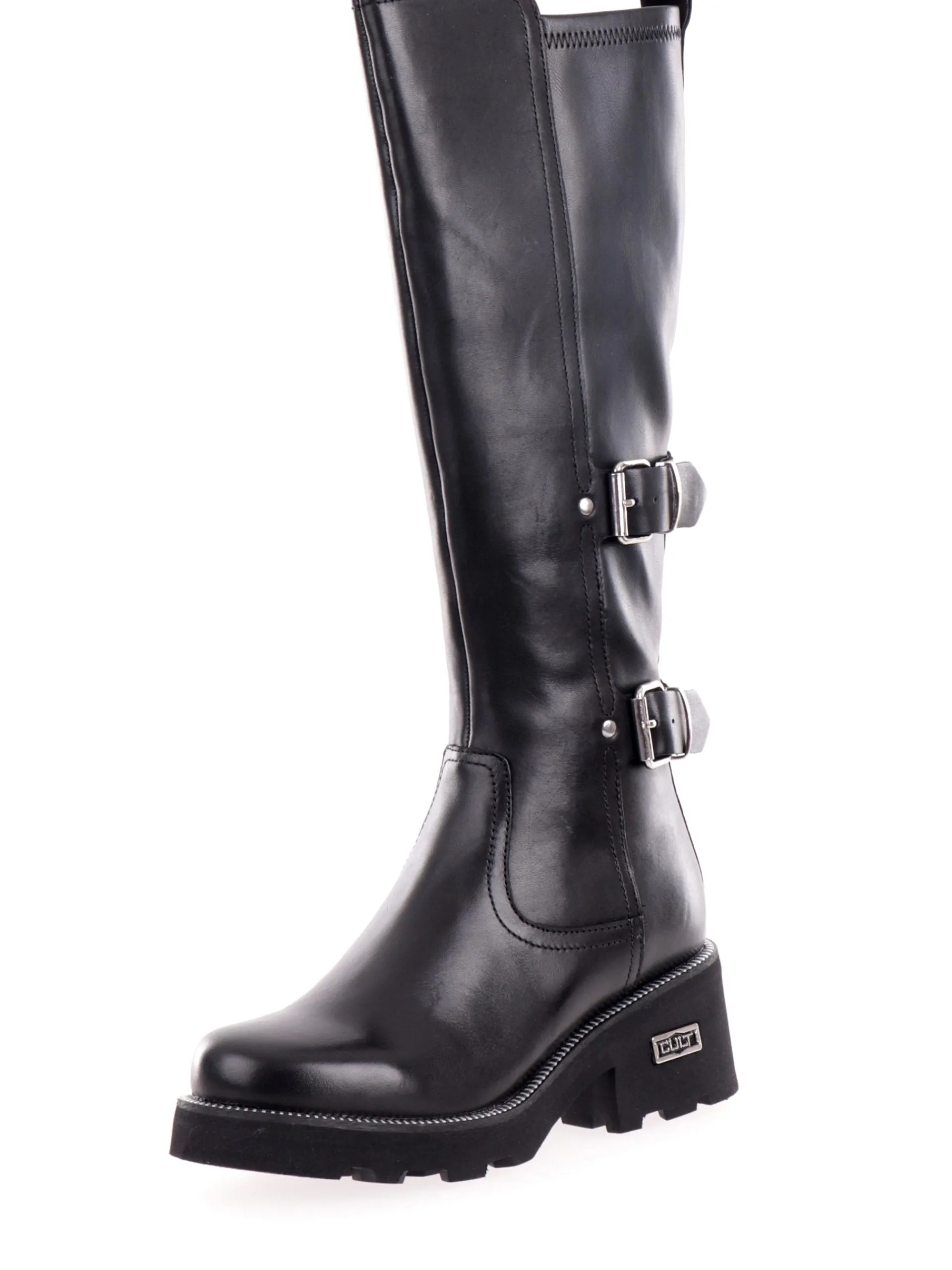 CULT Stivali*Stivali Neri da Donna High Boot Leather Grace CLW393000