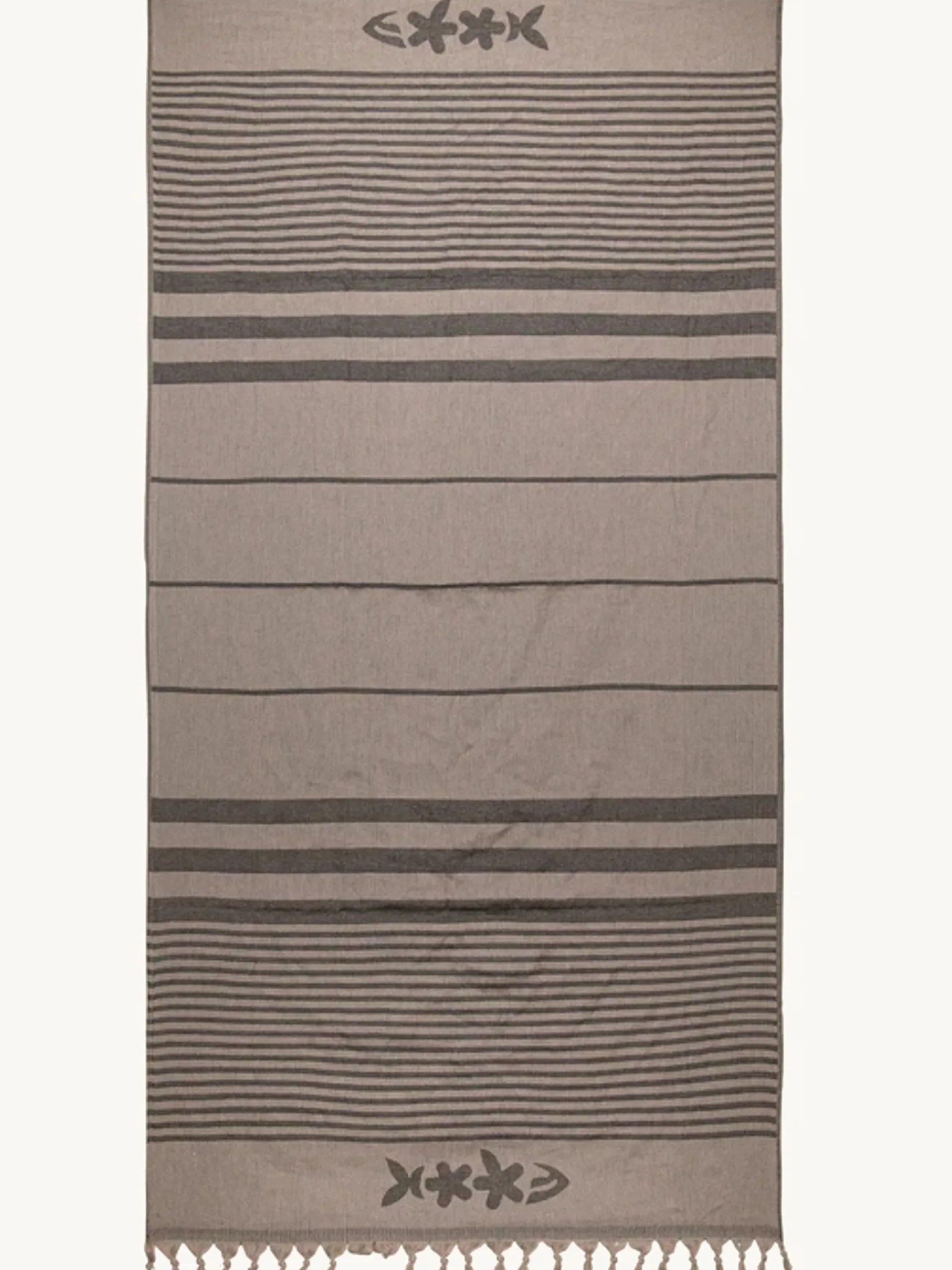 EFFEK Teli*Telo mare beige Cotton Fouta Beach Towel in cotone A160
