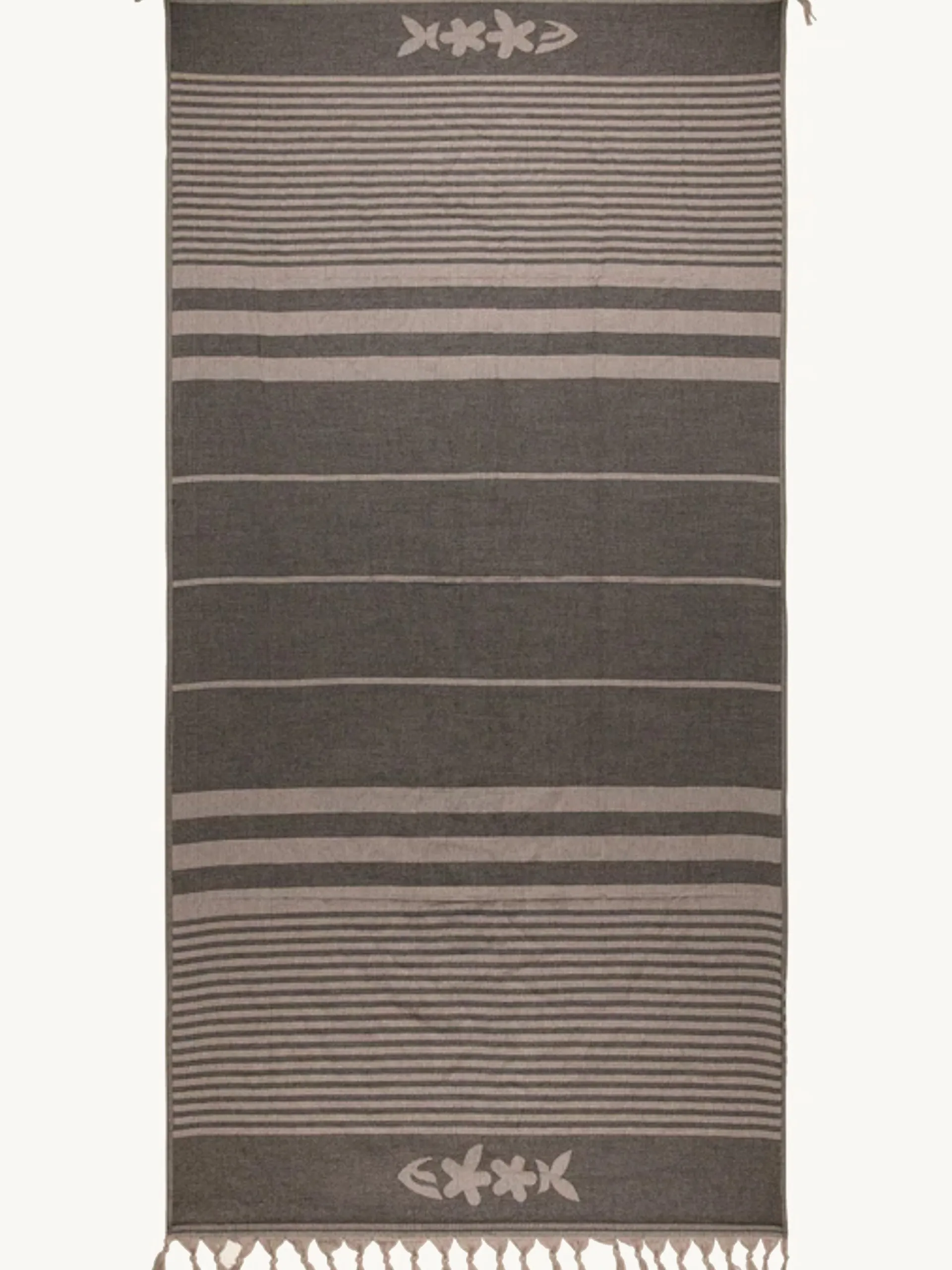 EFFEK Teli*Telo mare beige Cotton Fouta Beach Towel in cotone A160