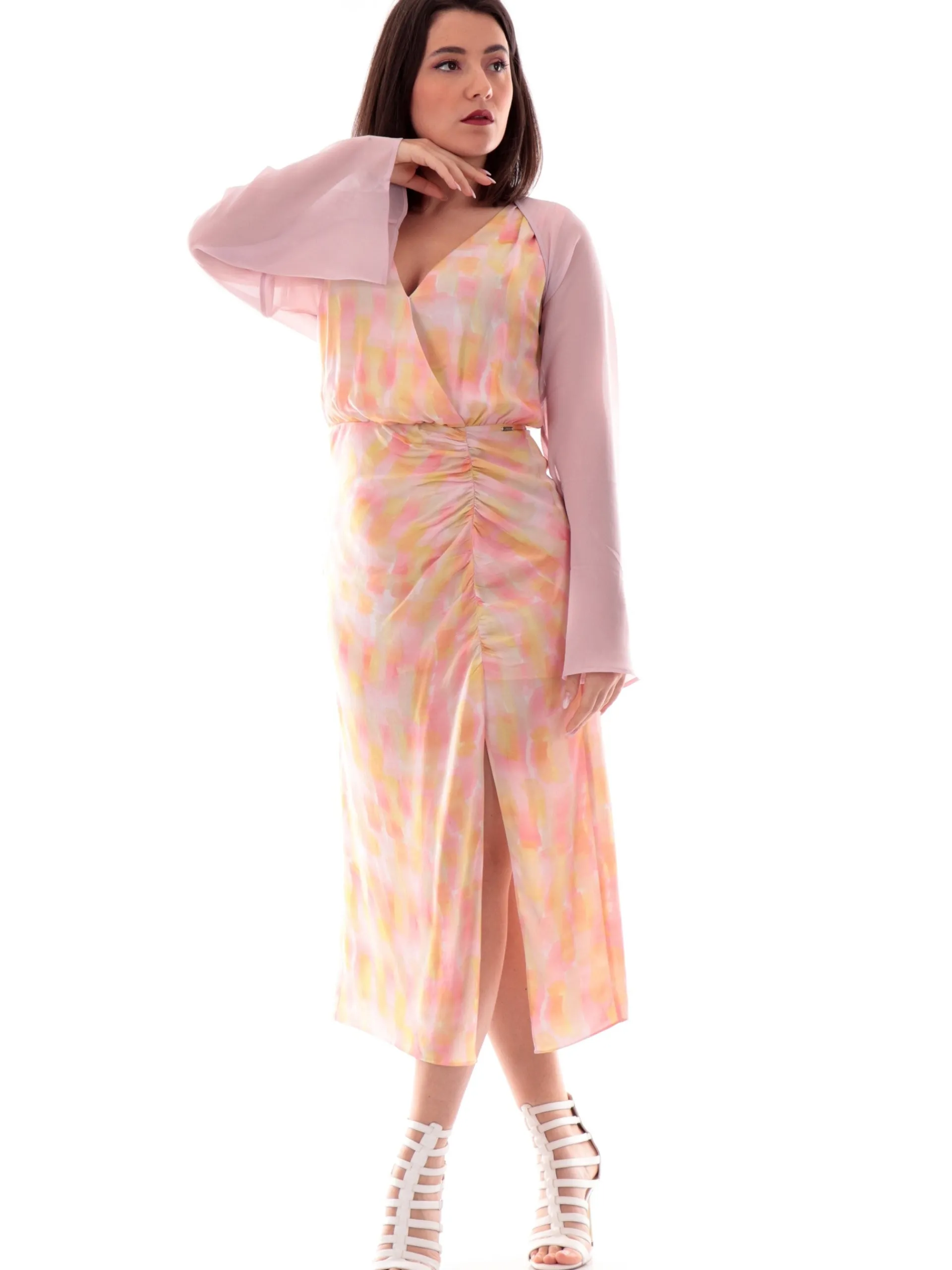 EMME MARELLA Maglie*Top rosa coprispalle da donna raso JACKIE2