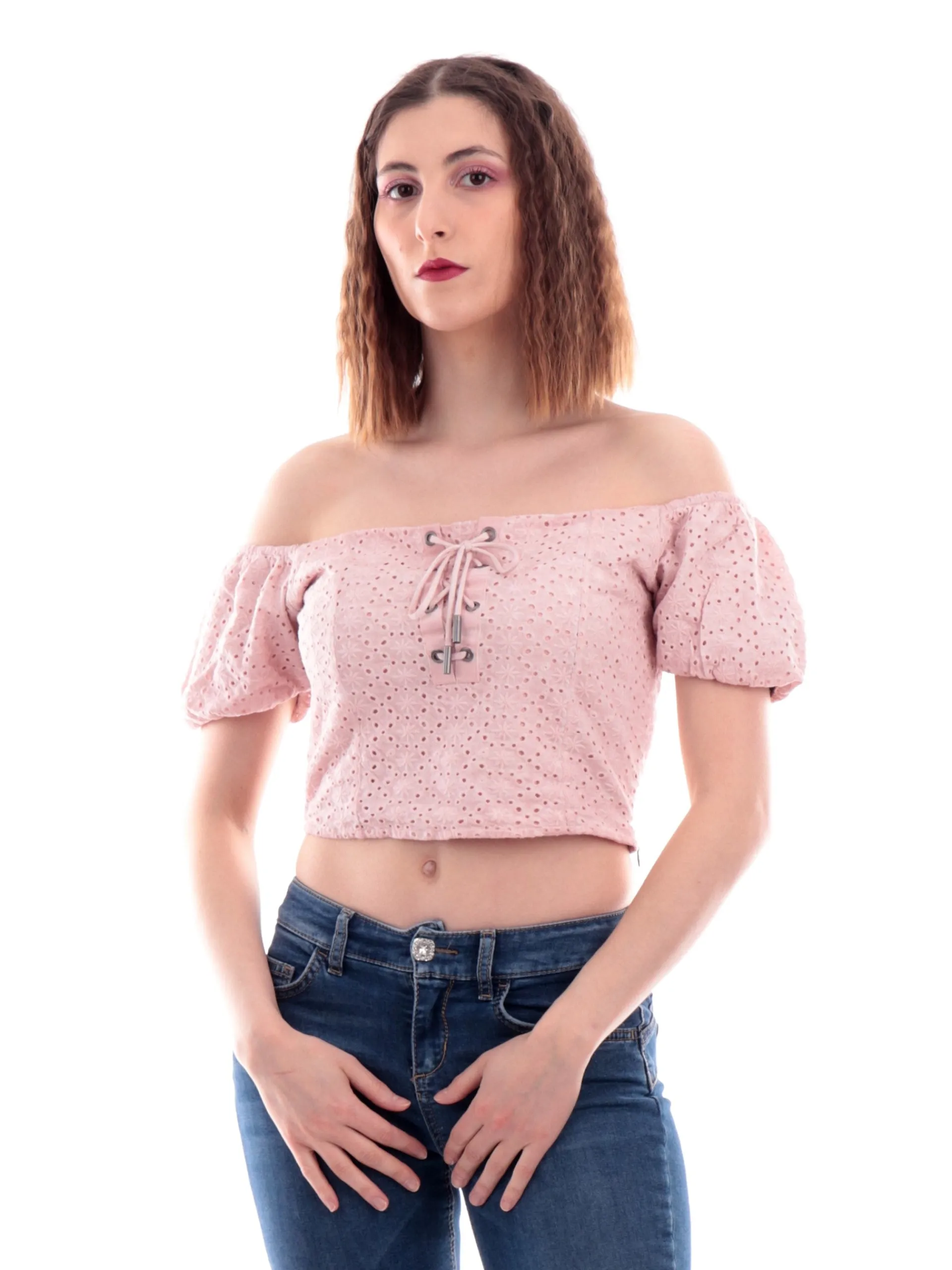 GUESS Maglie*Top rosa da donna W2GP27KB430