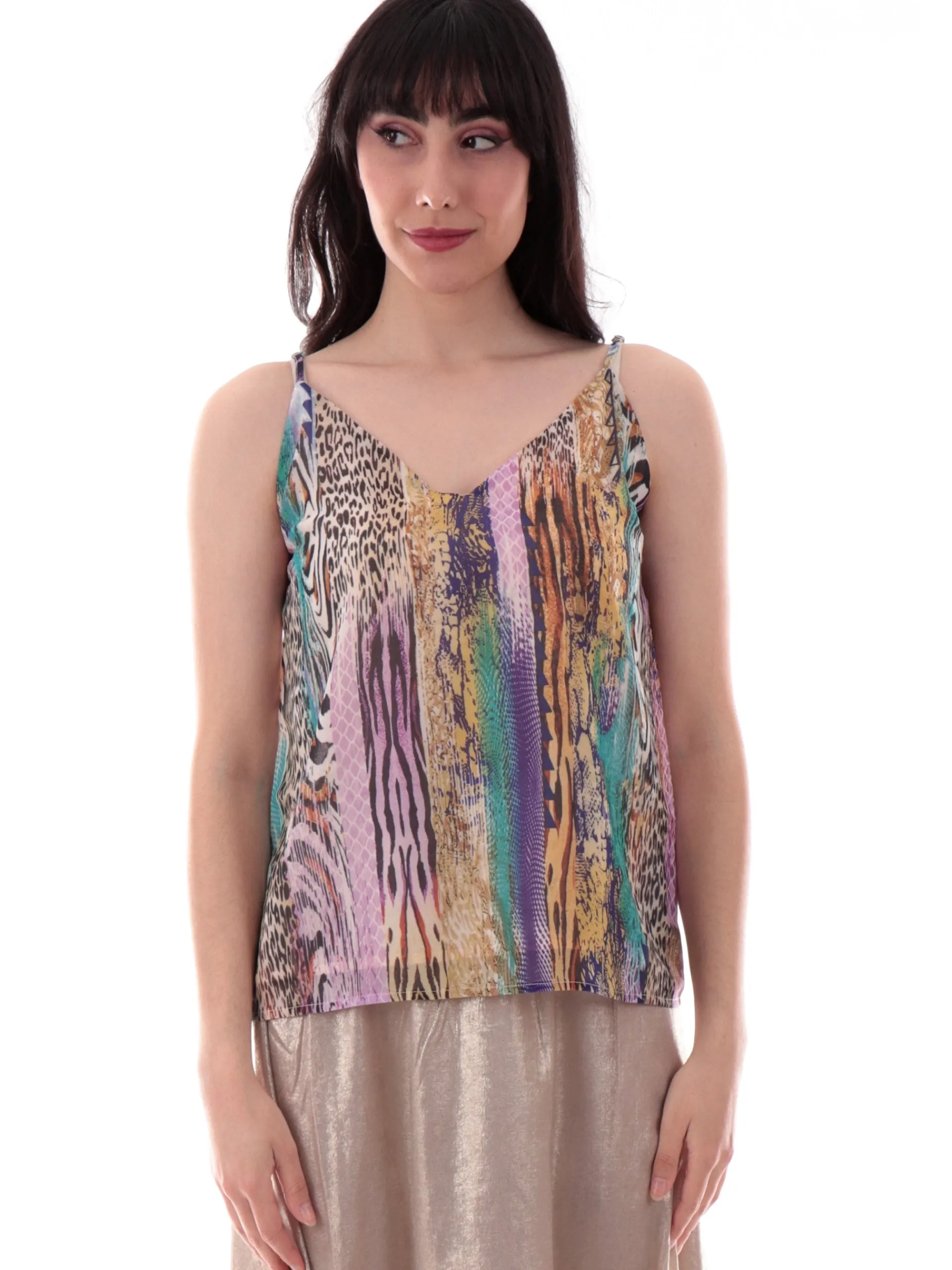 MOLLYBRACKEN Maglie*Top Molly Bracken multicolor da donna P1570DP