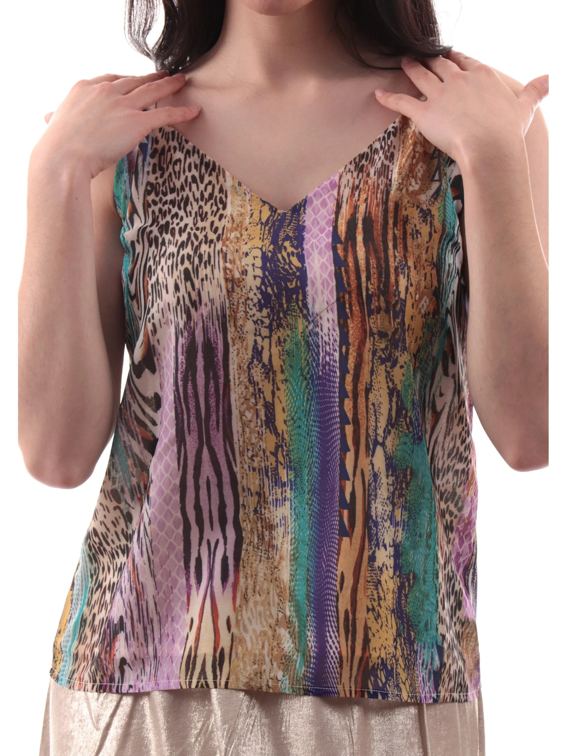 MOLLYBRACKEN Maglie*Top Molly Bracken multicolor da donna P1570DP