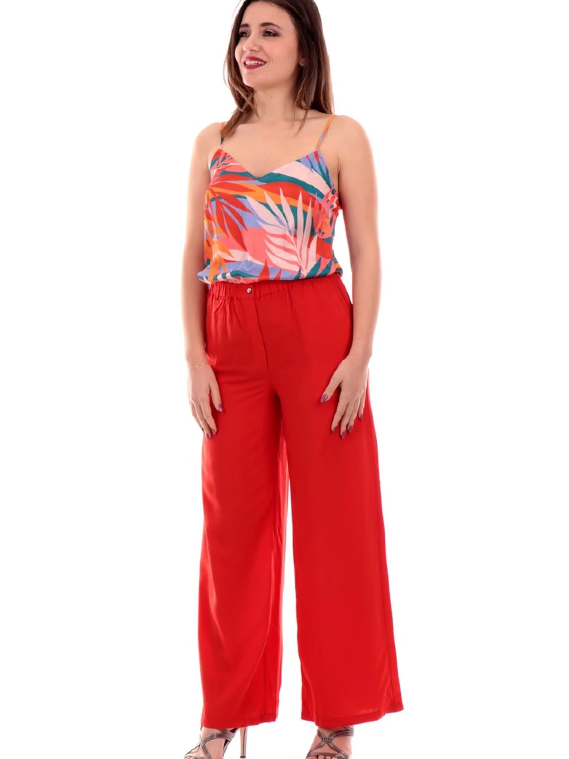 MOLLYBRACKEN Maglie*Top Molly Bracken rosa da donna Camisole R1694CE