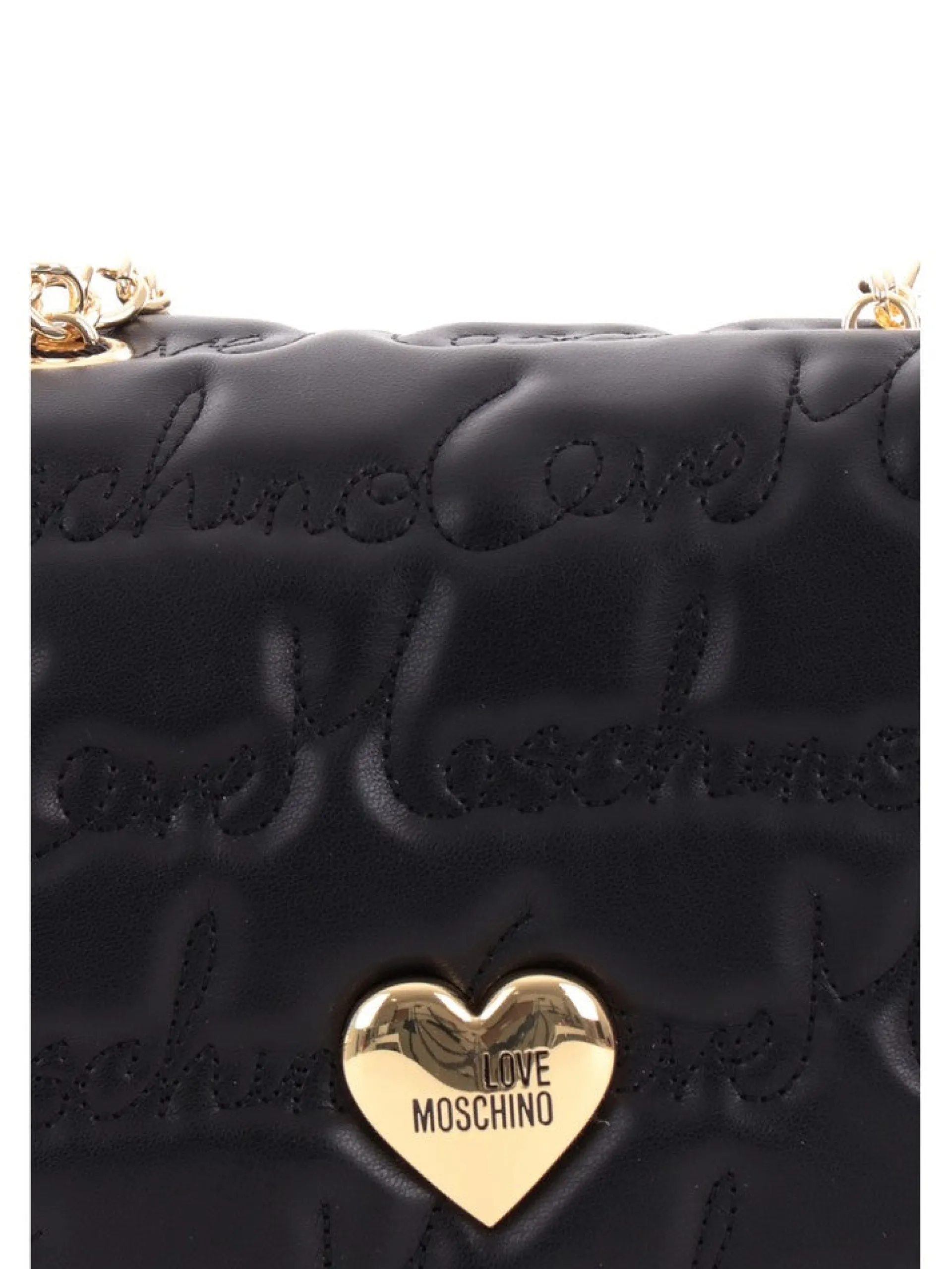 LOVE MOSCHINO Borse*Tracolla nera ricamata JC4127LJ0