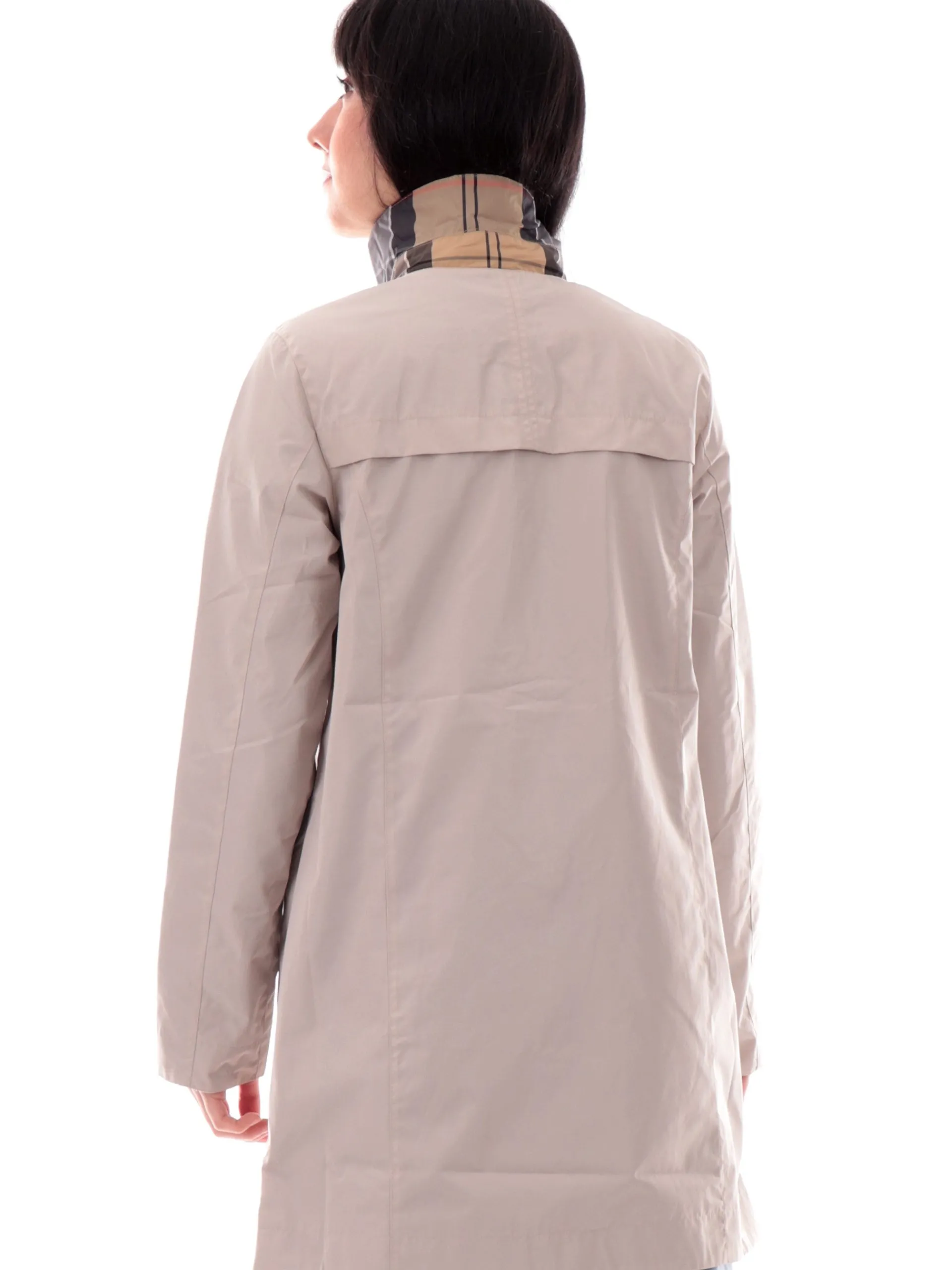 BARBOUR Cappotti*Trench donna reversibile da donna Babbity verde militare LSP0233ST33