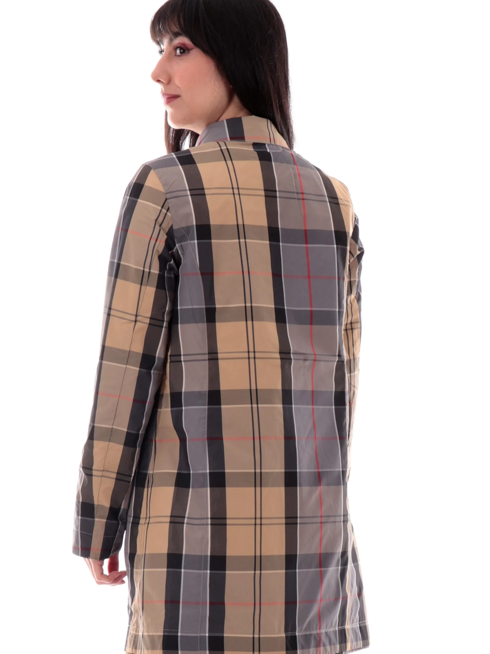 BARBOUR Cappotti*Trench donna reversibile da donna Babbity verde militare LSP0233ST33