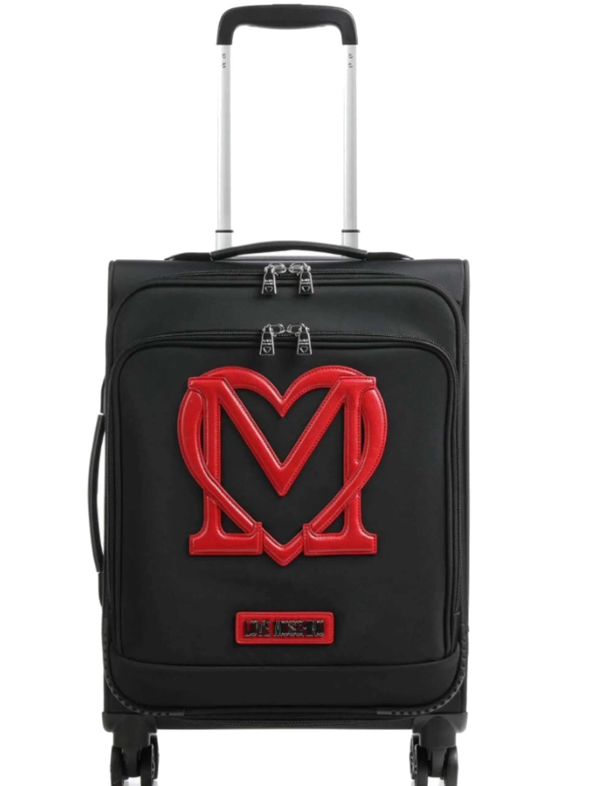 LOVE MOSCHINO Trolley*Trolley valigia nera da donna con rotelle JC5101PP0FKX