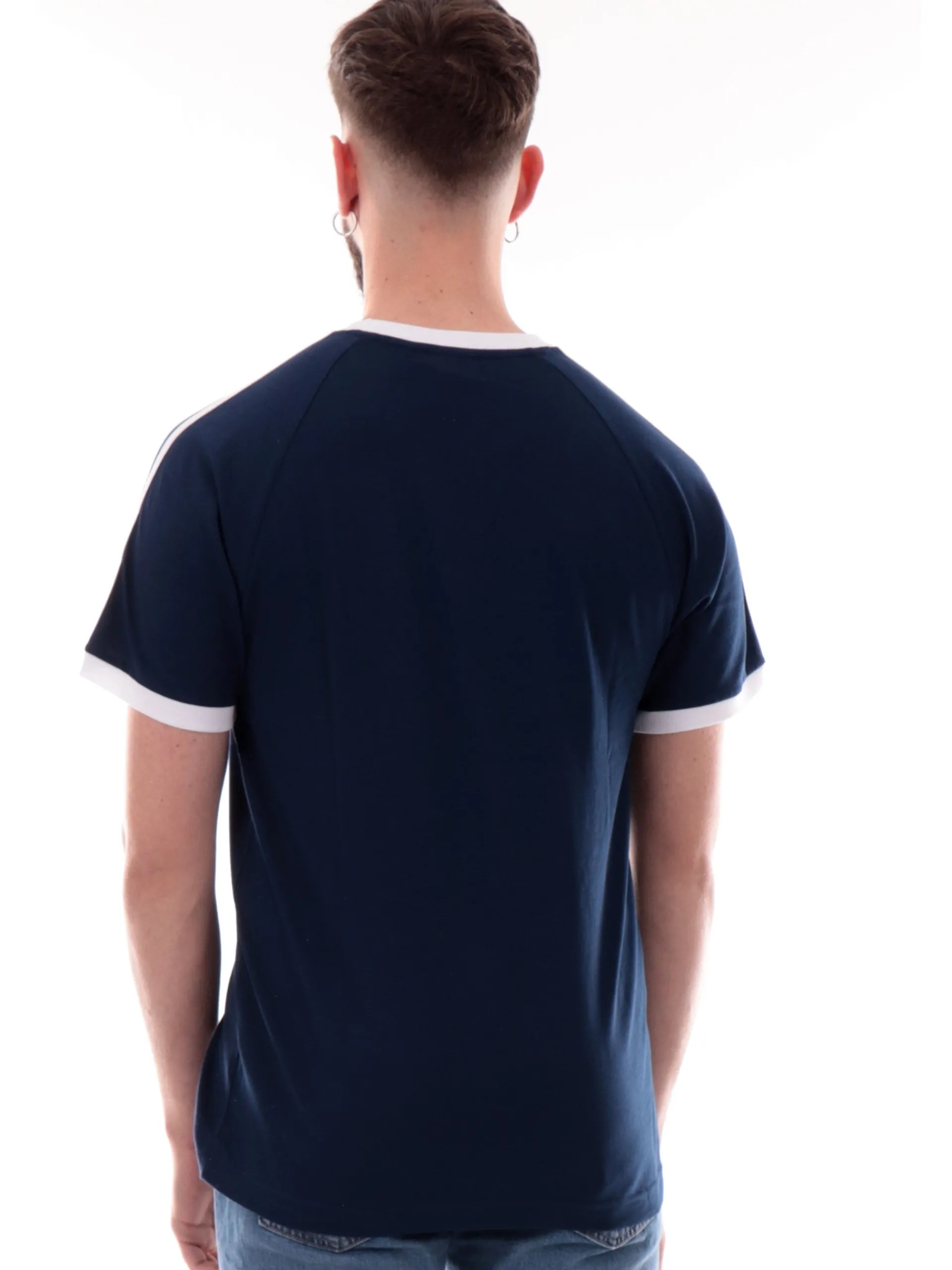 ADIDAS ORIGINALS T-Shirt*T-shirt Adidas blu da uomo 3Stripes IA48