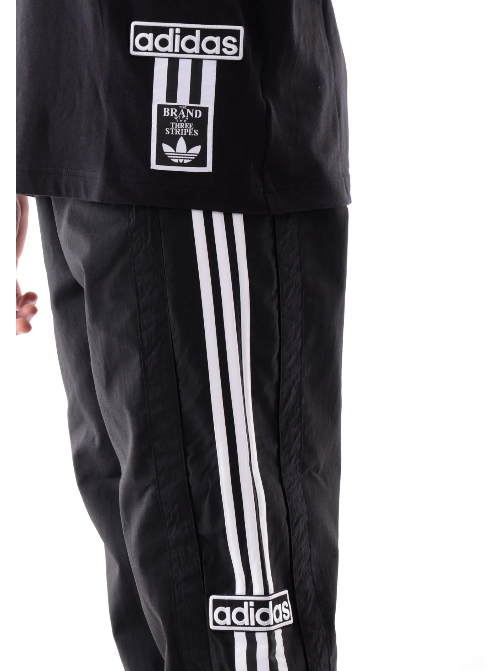 ADIDAS ORIGINALS T-Shirt*T-shirt Adidas nera da uomo vestibilità morbida Adibreak JD4194