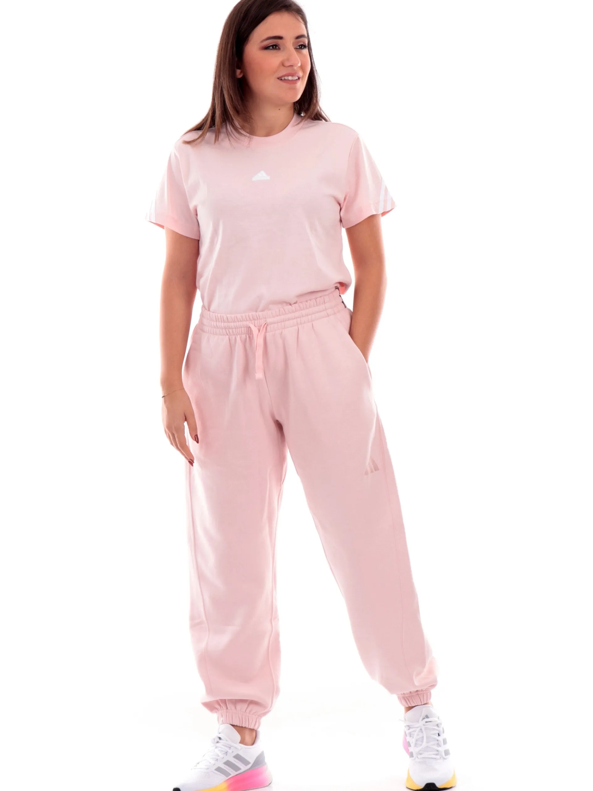 ADIDAS EQUIPMENT T-Shirt*T-shirt Adidas rosa da donna con 3Stripes IW52