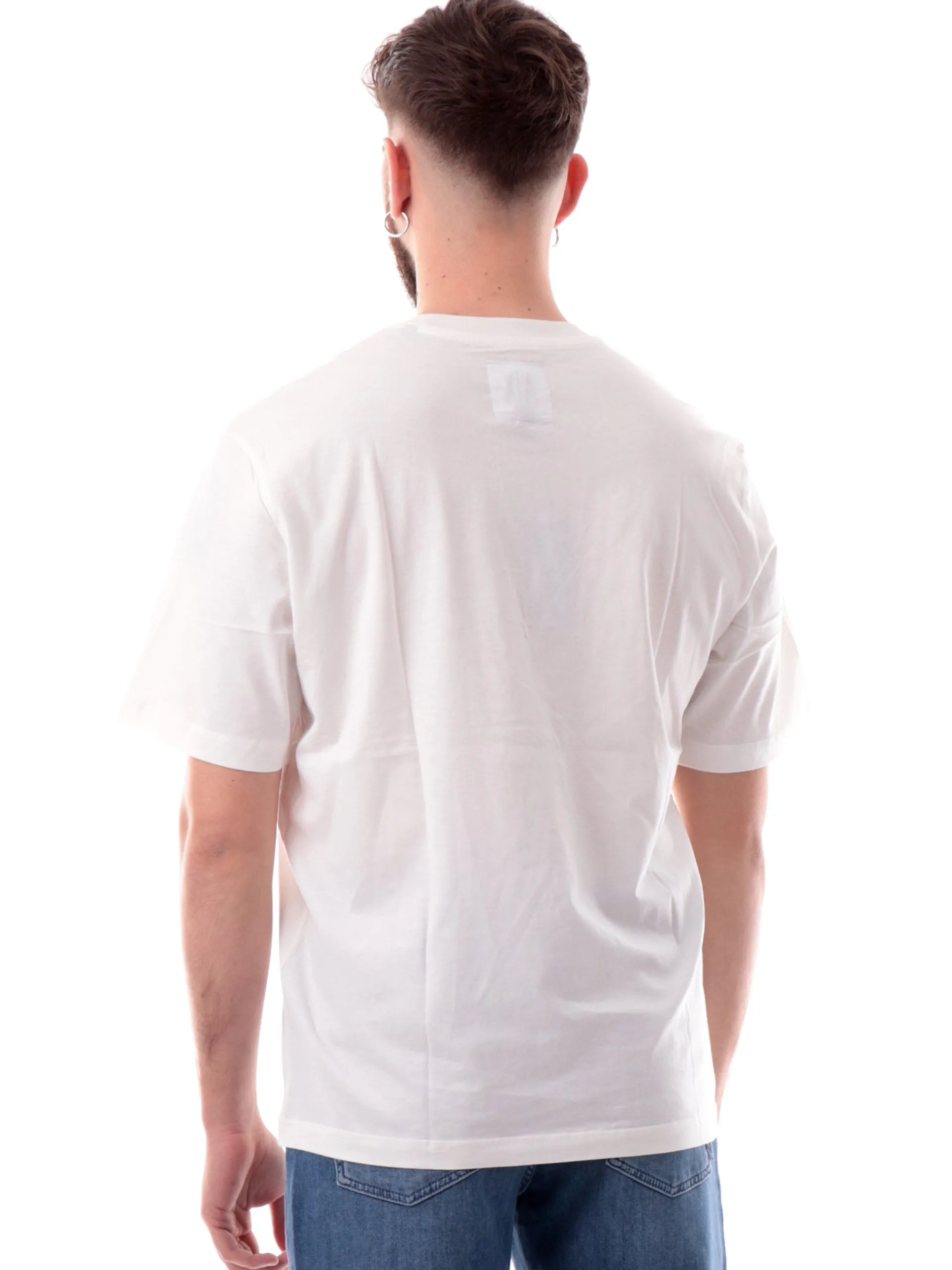 ARMANI EXCHANGE T-Shirt*T-shirt AX bianca da uomo logo ricamato XM000363AF12308